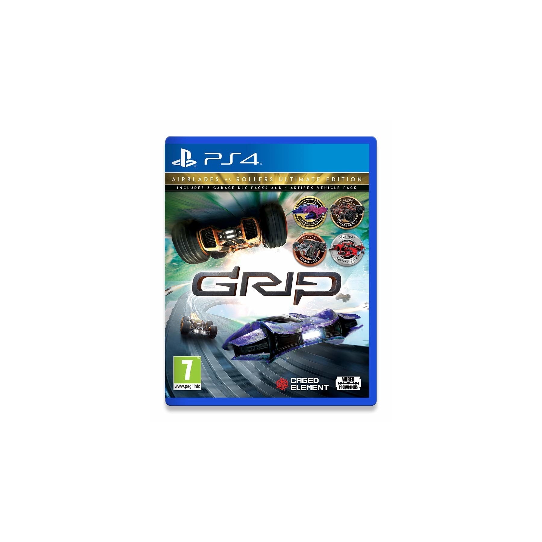 GRIP Combat Racing, Rollers vs AirBlades Ultimate Edition, Juego para Consola Sony PlayStation 4 , PS4