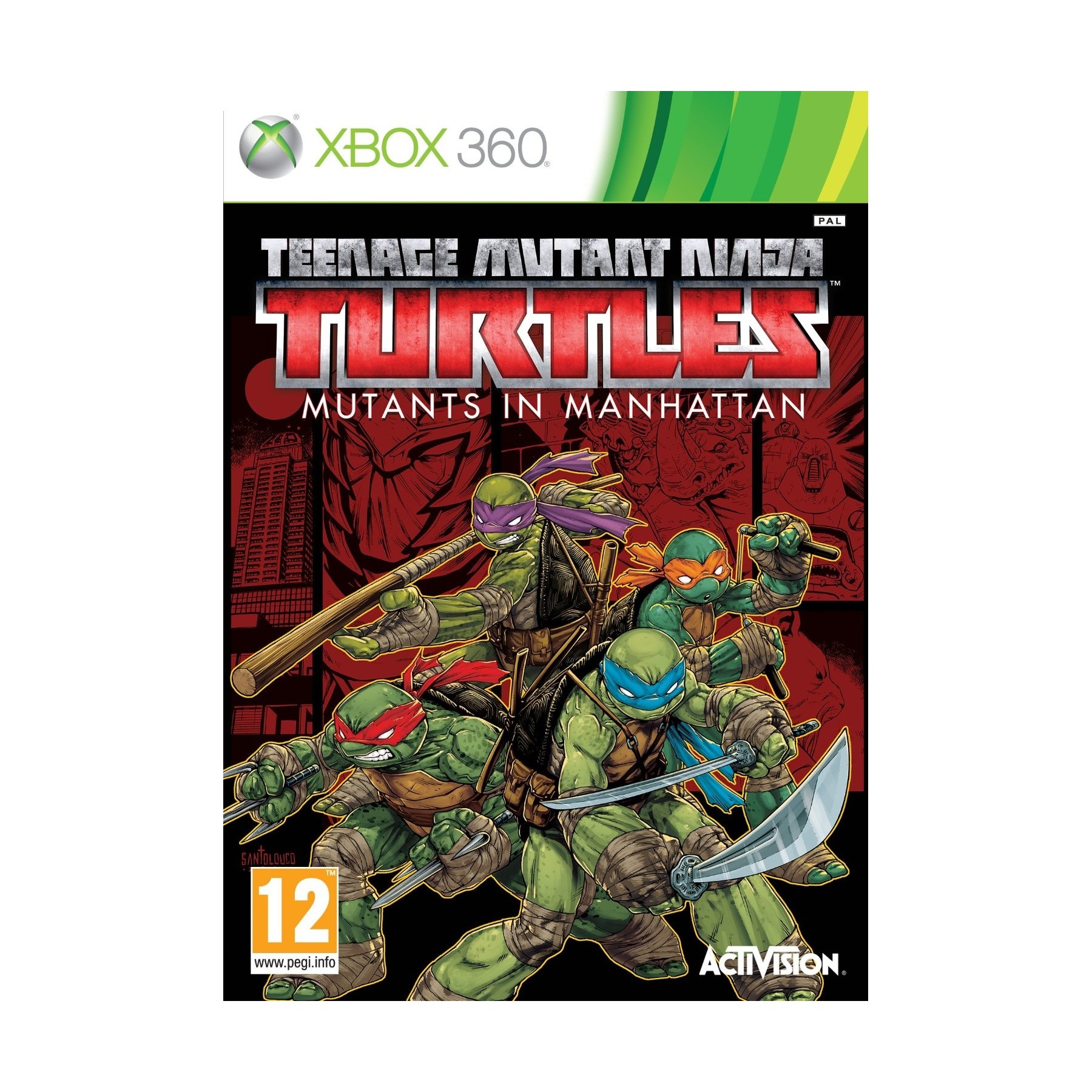 Teenage Mutant Ninja Turtles: Mutants in Manhattan, Juego para Consola Microsoft XBOX 360