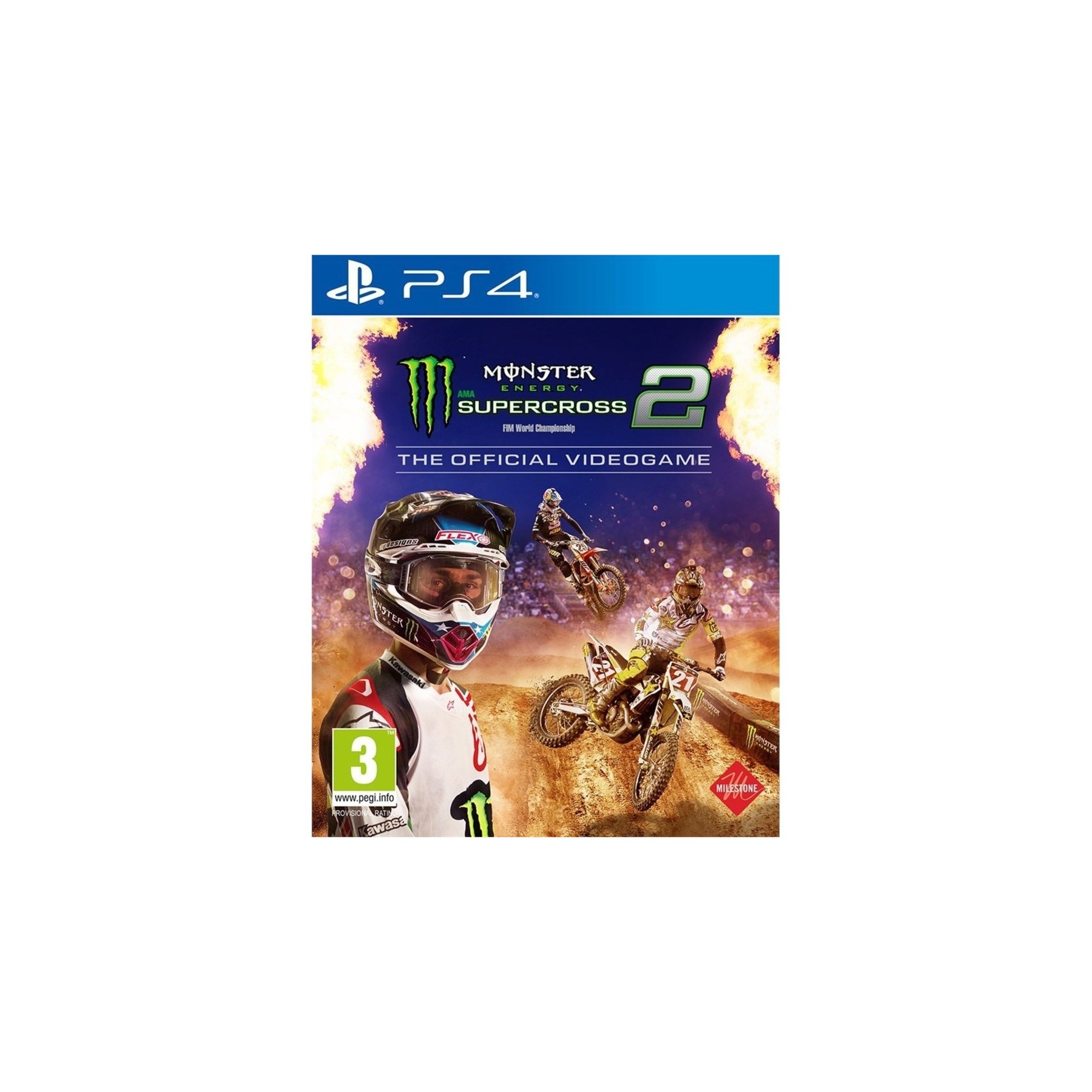 Monster Energy Supercross, The Official Video Game 2, Juego para Consola Sony PlayStation 4 , PS4