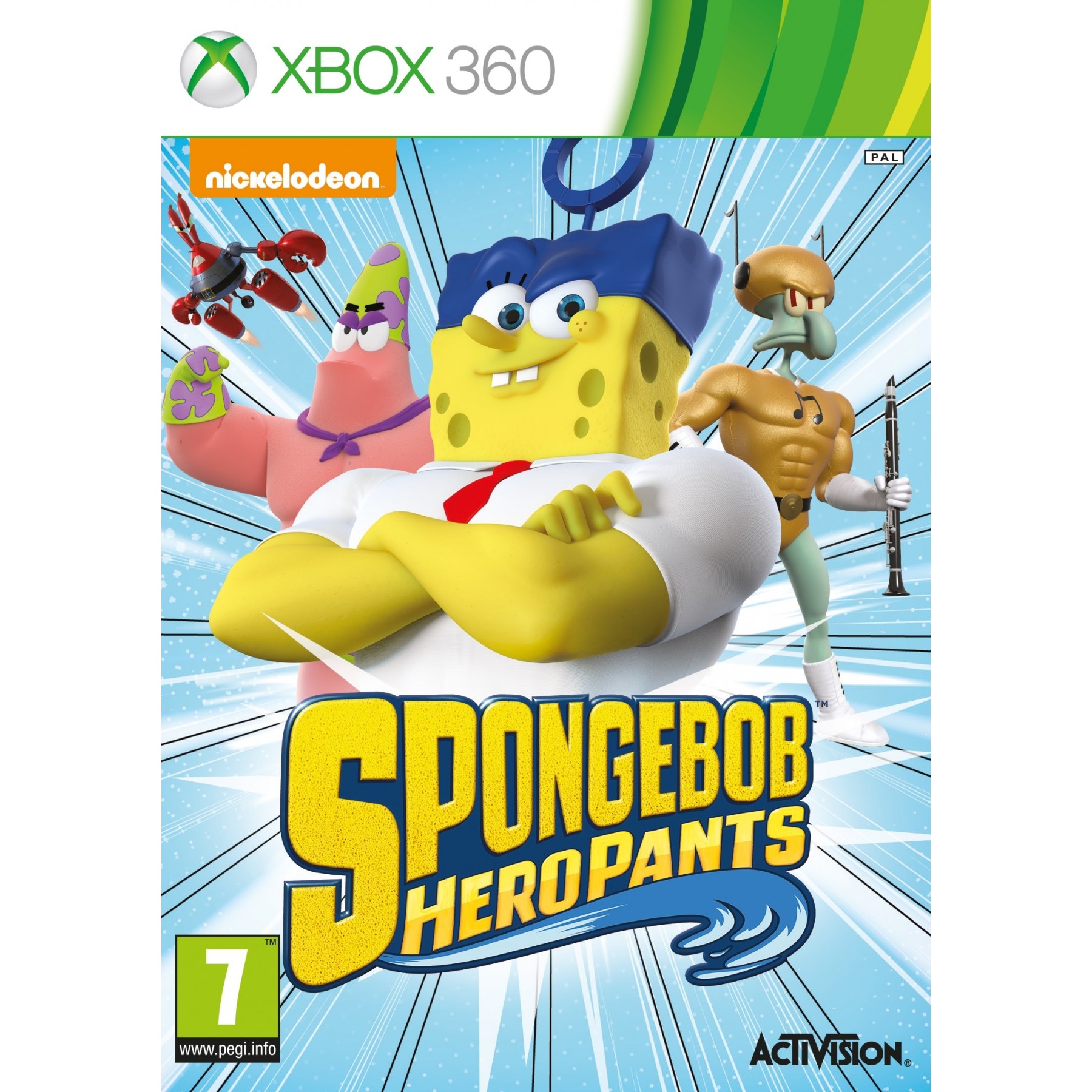 Spongebob Heropants, Juego para Consola Microsoft XBOX 360