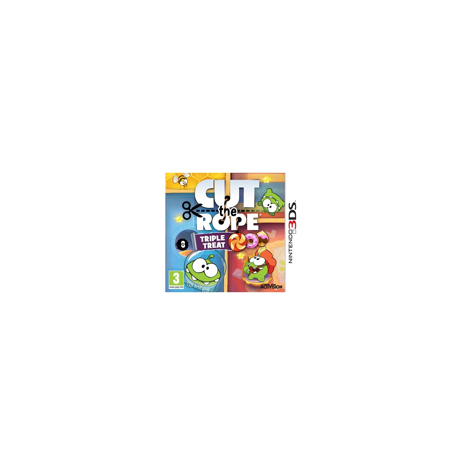 Cut the Rope, Triple Threat, Juego para Consola Nintendo 3DS