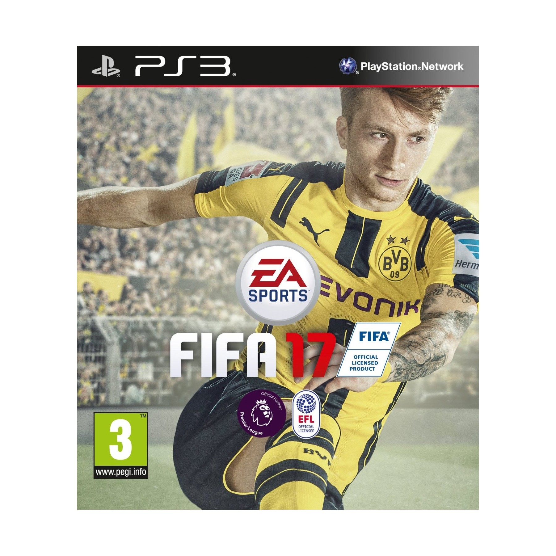 FIFA 17, Juego para Consola Sony PlayStation 3 PS3