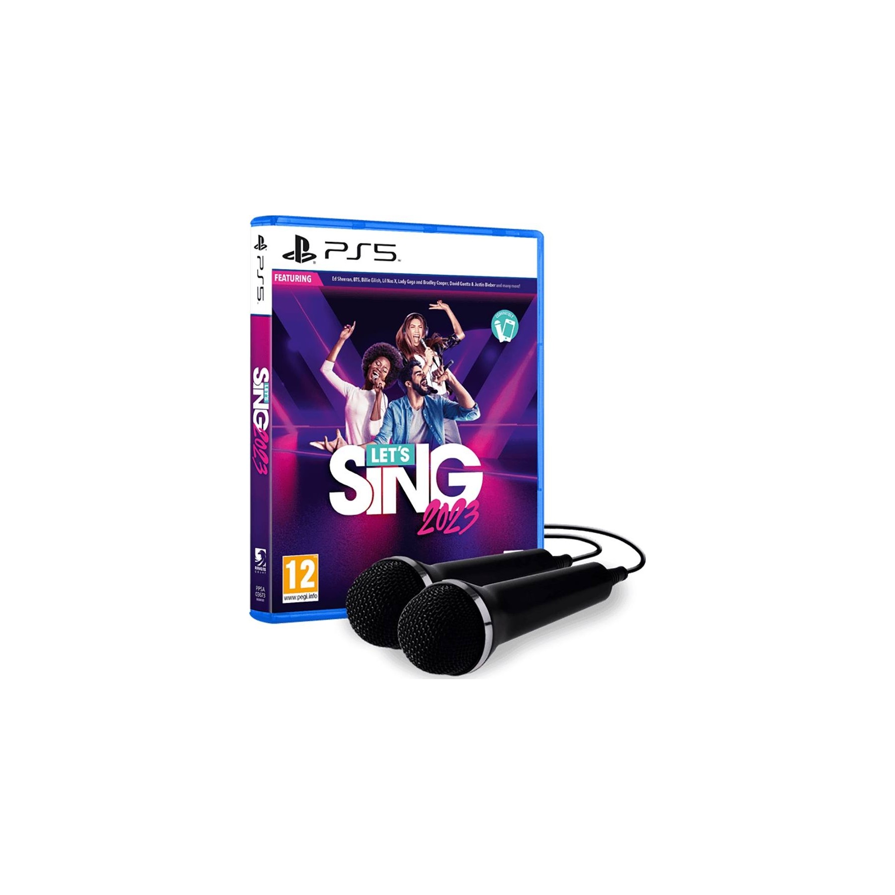 Let's Sing 2023 (Double Mic Bundle), Juego para Consola Sony PlayStation 5 PS5