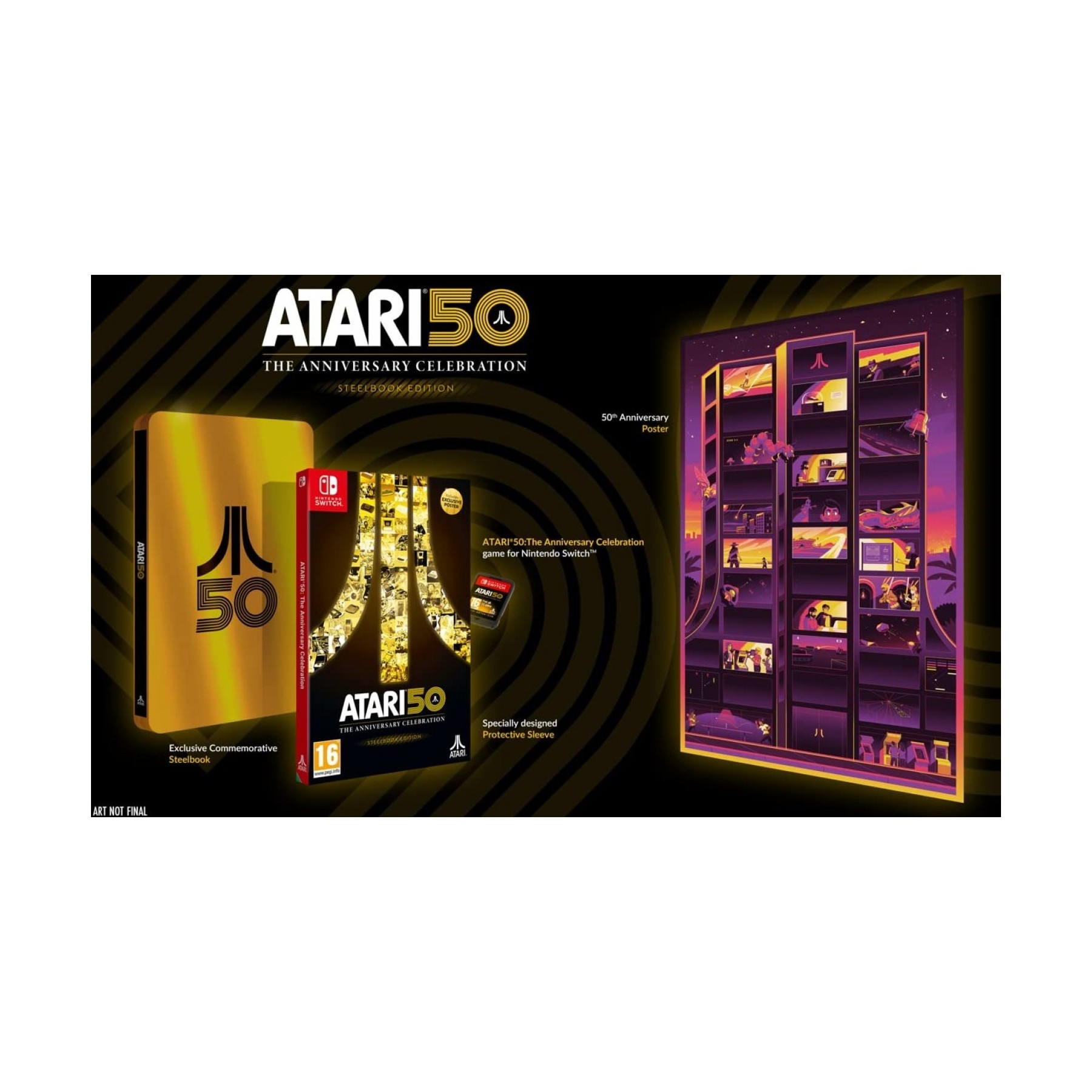 Atari 50: The Anniversary Celebration (Steelbook Edition), Juego para Consola Nintendo Switch