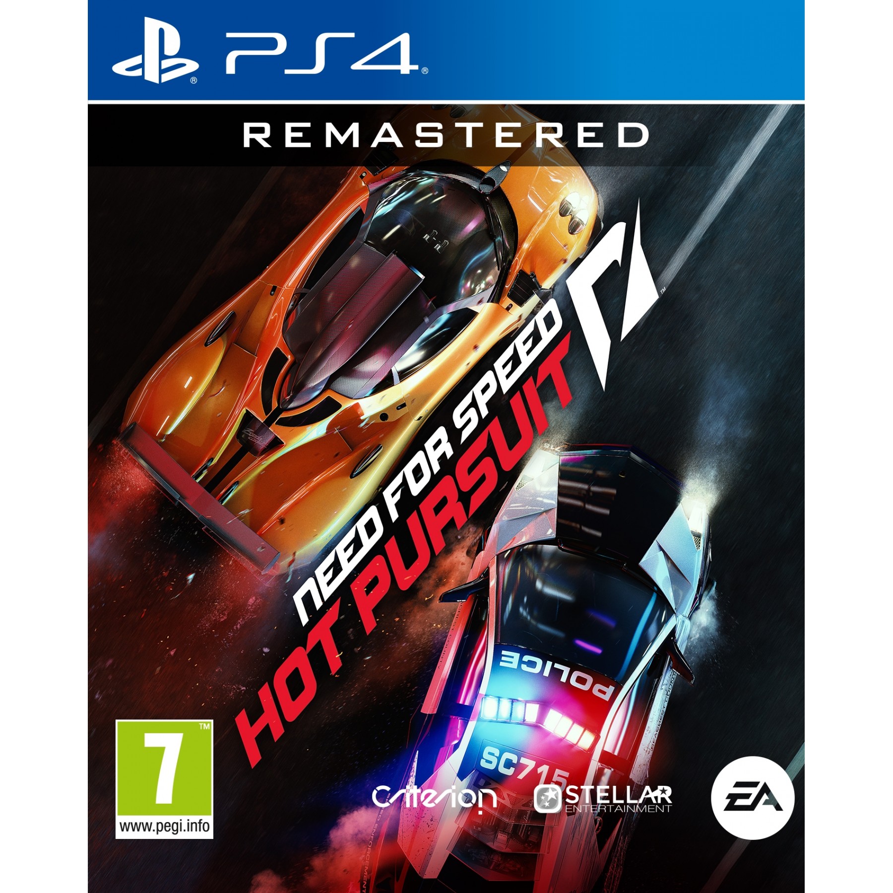 Need for Speed Hot Pursuit Remaster, Juego para Consola Sony PlayStation 4 , PS4