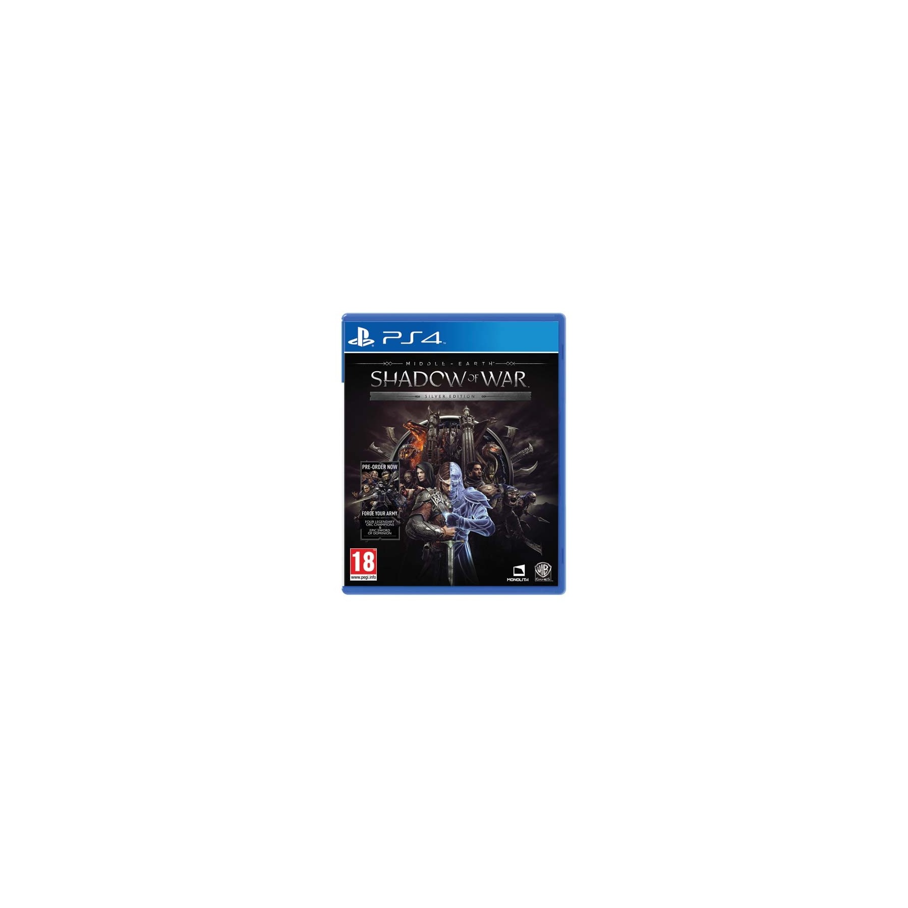 Middle-Earth: Shadow of War, Silver Edition, Juego para Consola Sony PlayStation 4 , PS4