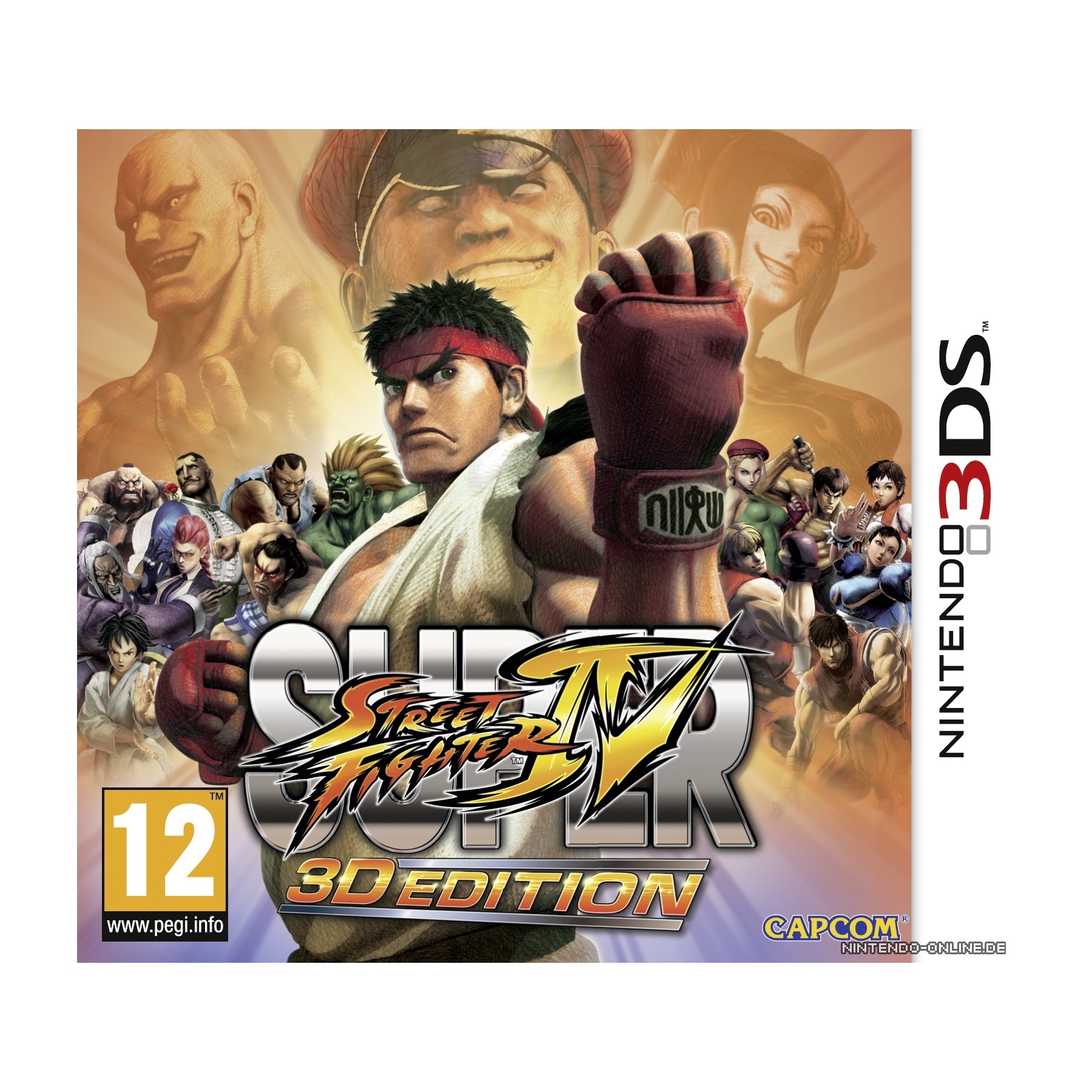 Super Street Fighter IV: 3D Edition , Juego para Consola Nintendo 3DS