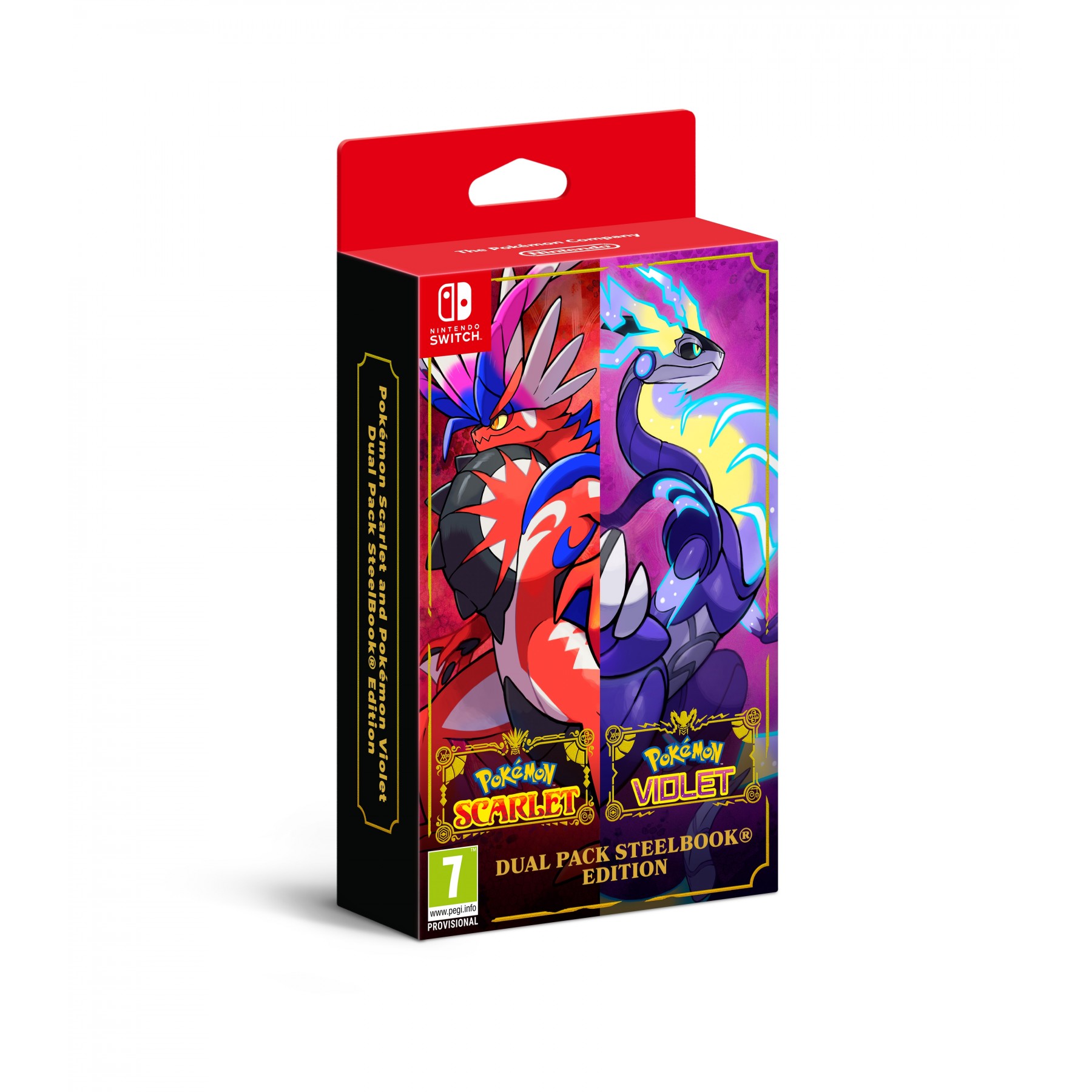 Pokémon Scarlet and Pokémon Violet Dual Pack SteelBook Edition