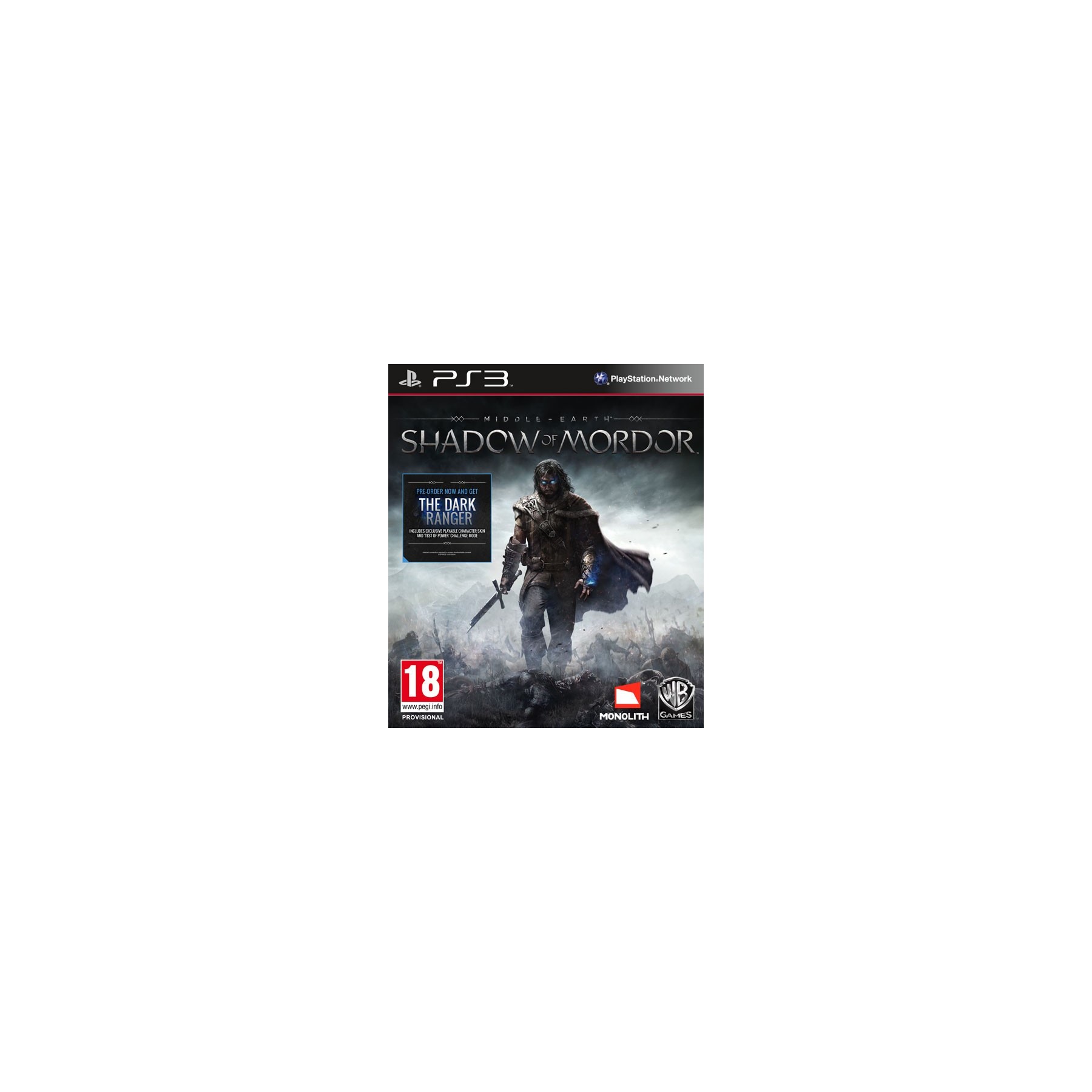 Middle-earth: Shadow of Mordor Game for PlayStation 3