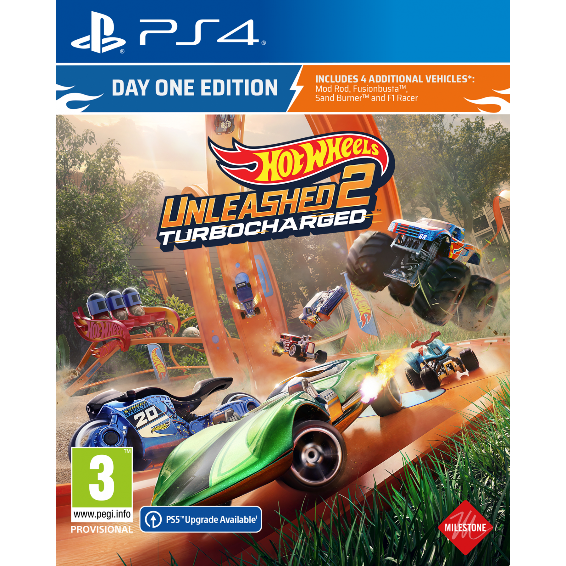 Hot Wheels Unleashed 2: Turbocharged (Day 1 Edition) Juego para Consola Sony PlayStation 4 , PS4