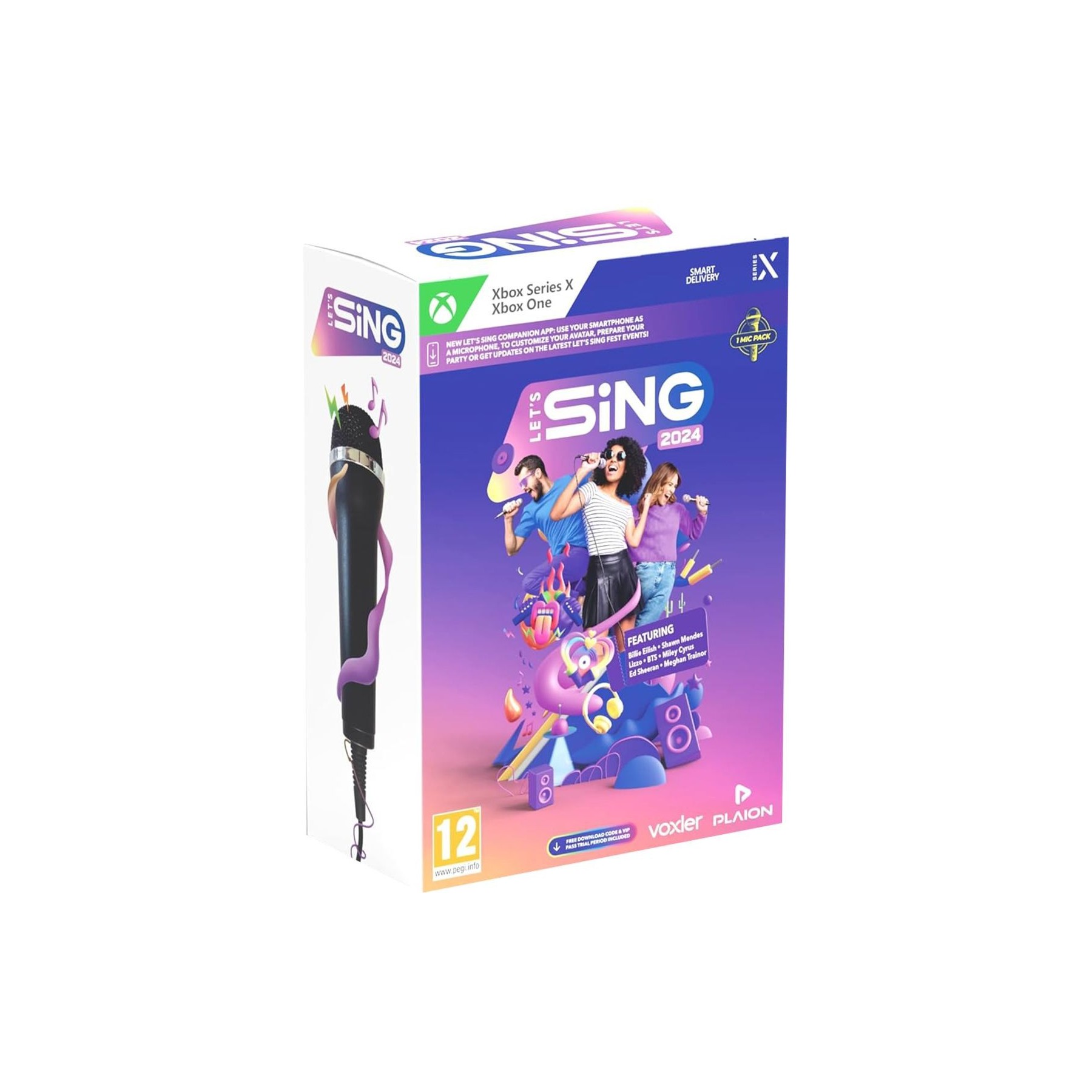 Let's Sing 2024 + Mic Juego para Consola Microsoft Xbox Series X