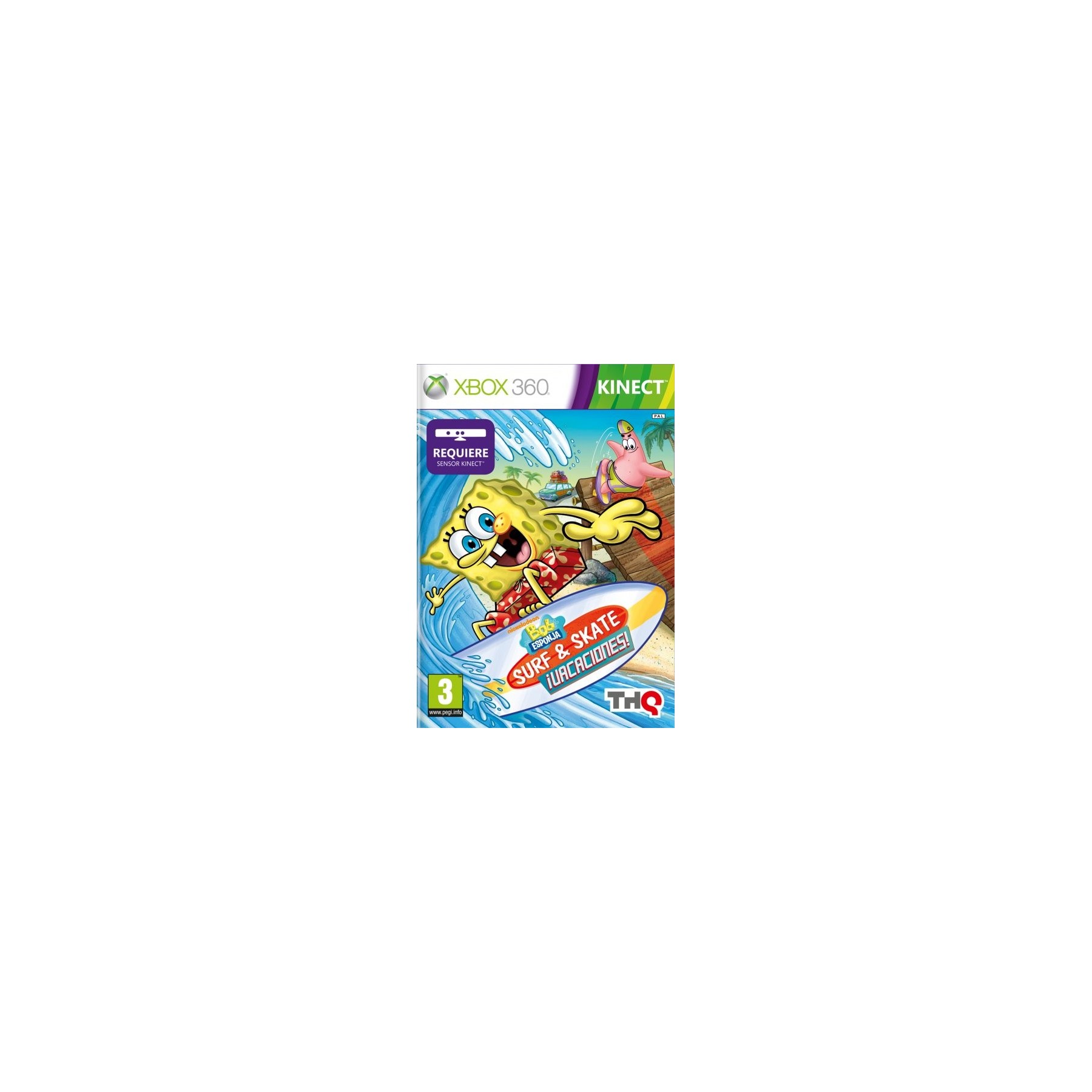 BOB ESPONJA SURF & SKATE ¡VACACIONES! (KINECT)