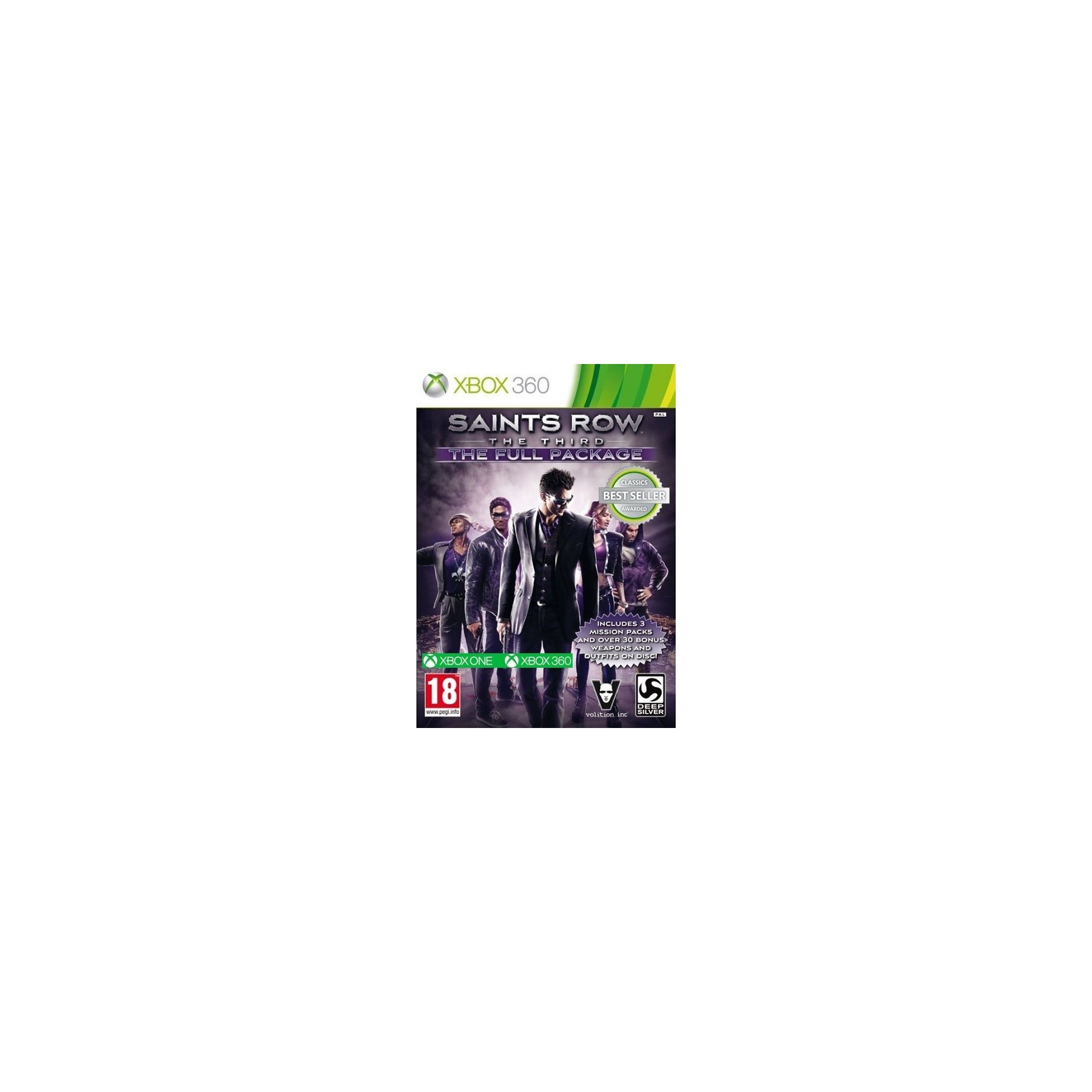 Saints Row:The Third The Full Package (Classics) (Xbox One) Juego para Consola Microsoft XBOX 360 [PAL ESPAÑA]