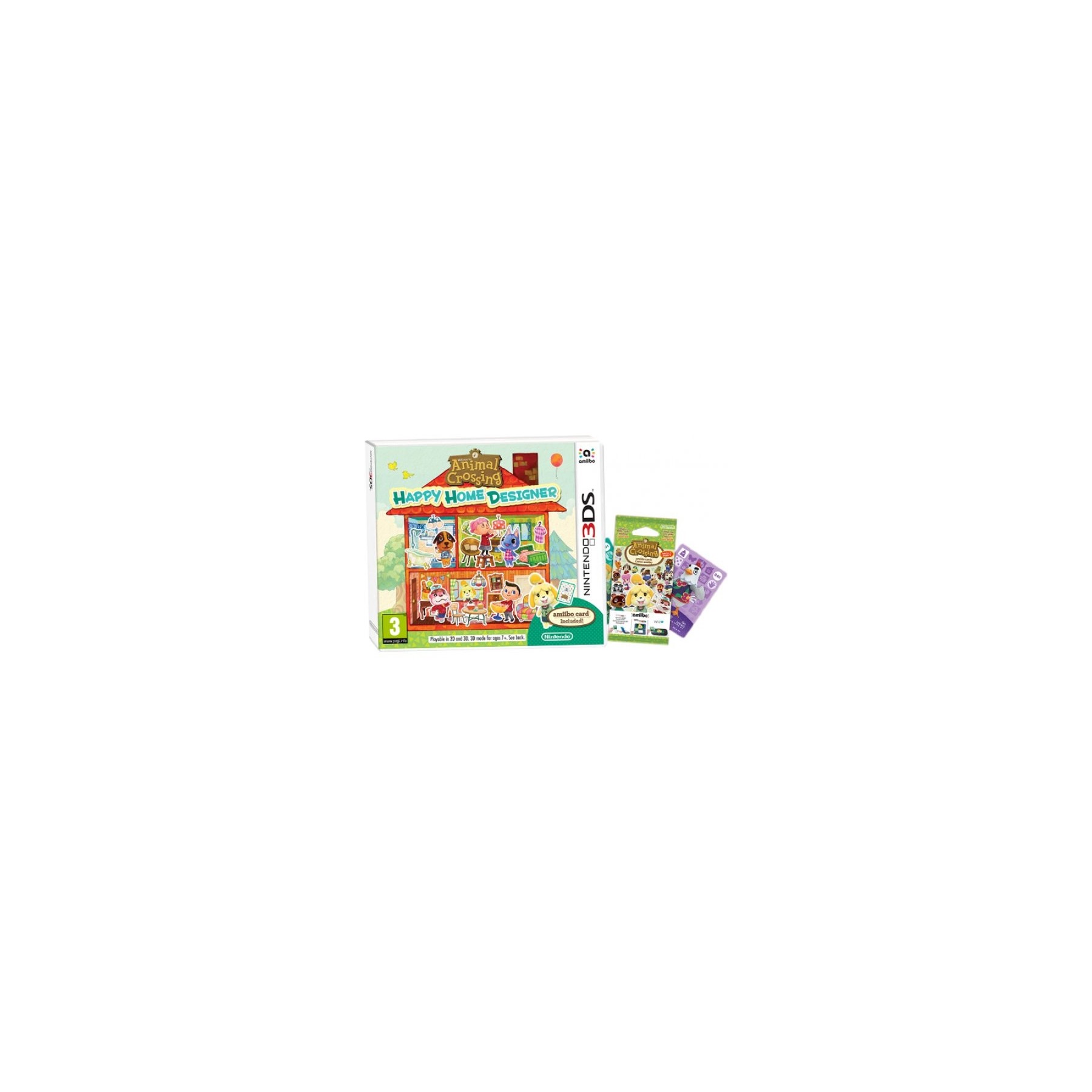 ANIMAL CROSSING: HAPPY HOME DESIGNER + 1 TARJETA AMiiBO