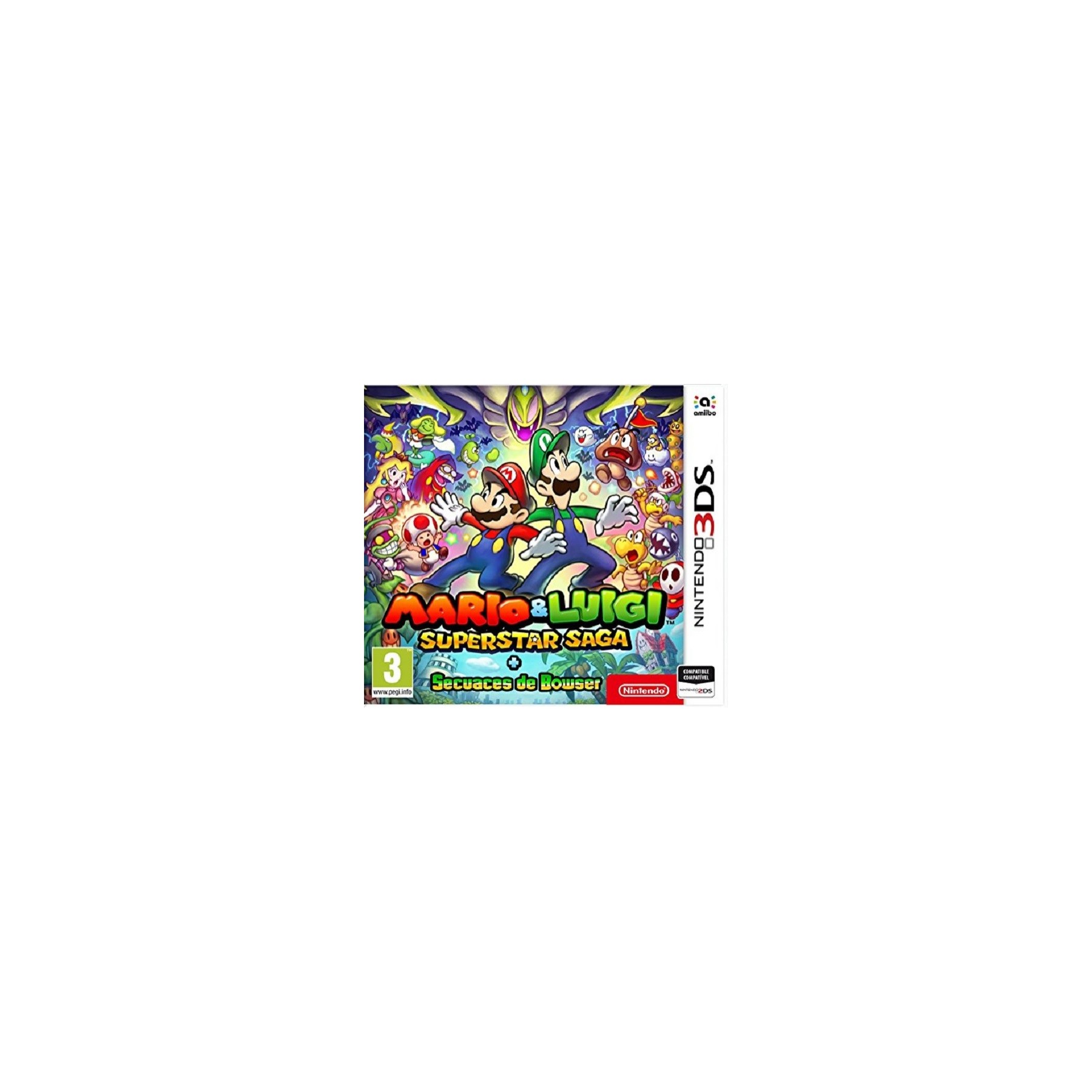 Mario & Luigi: Superstar Saga + Secuaces De Bowser Juego para Consola Nintendo 3DS [PAL ESPAÑA]