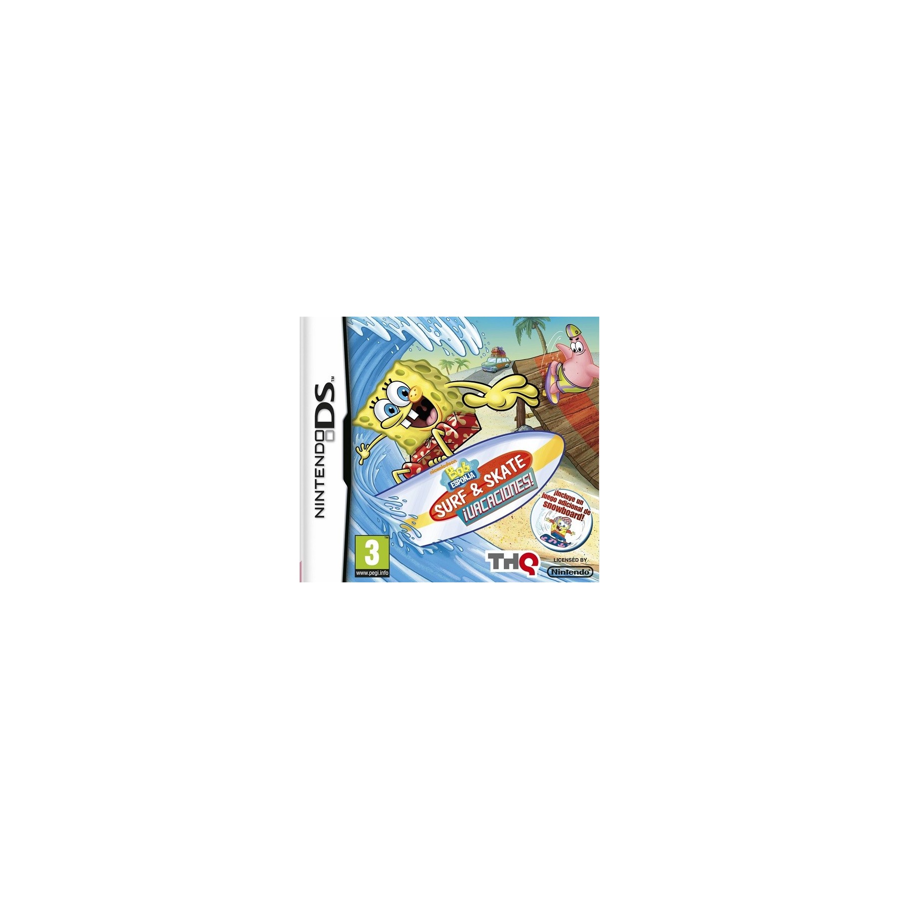 BOB ESPONJA SURF & SKATE ¡VACACIONES! (3DSXL/3DS/2DS)