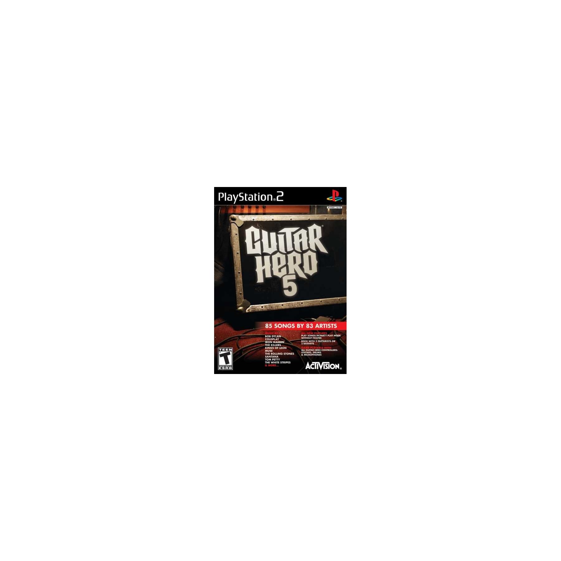 Guitar Hero 5 Juego para Consola Sony PlayStation 2, PS2 [PAL ESPAÑA]