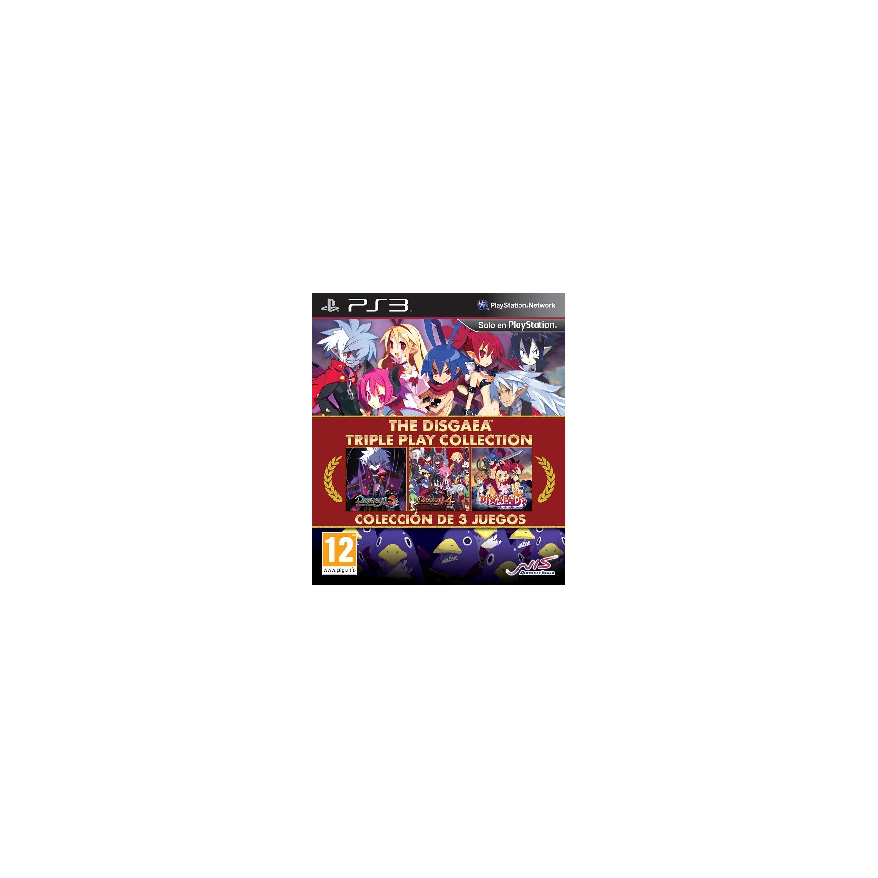 THE DISGAEA:TRIPLE PLAY COLLECTION (3 EN 1)