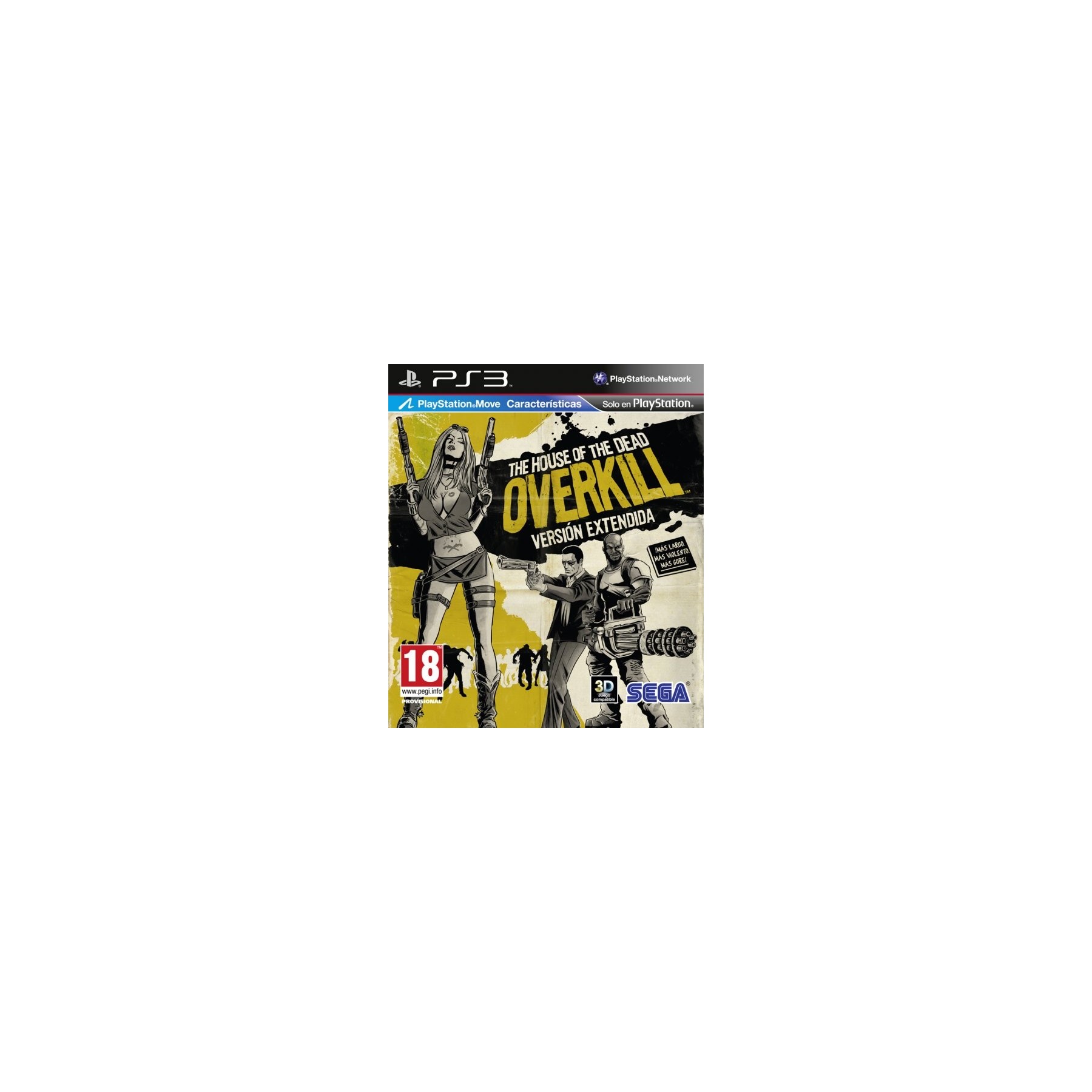 House Of The Dead:Overkill (Version Extendida) (Essentials) Juego para Consola Sony PlayStation 3, PS3 [PAL ESPAÑA]