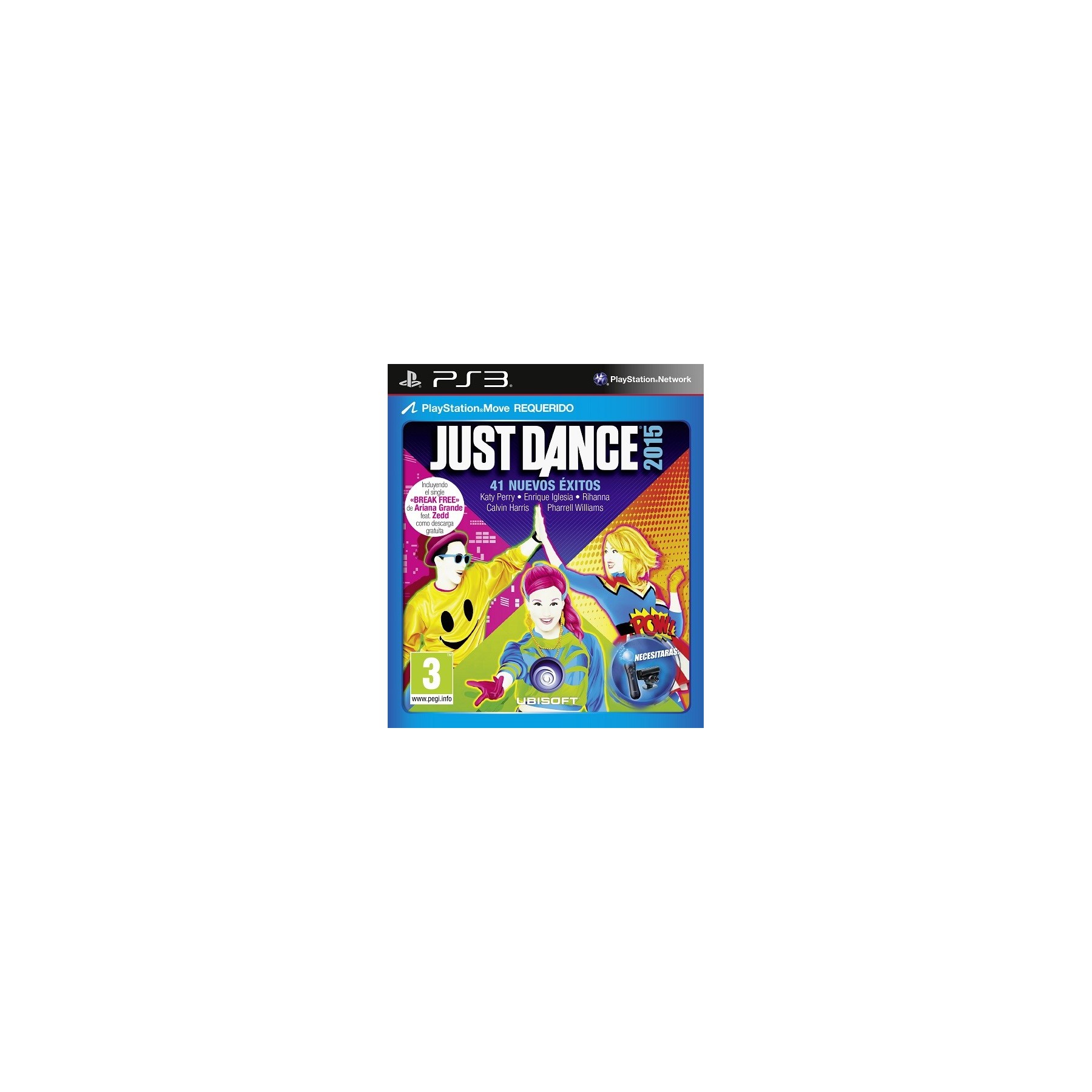 Just Dance 2015 Juego para Consola Sony PlayStation 3, PS3 [PAL ESPAÑA]