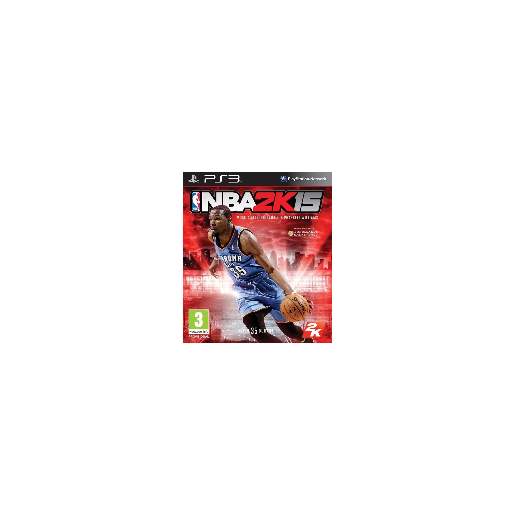 Nba 2K15 (Incluye Bonus Kevin Durant) Juego para Consola Sony PlayStation 3, PS3 [PAL ESPAÑA]