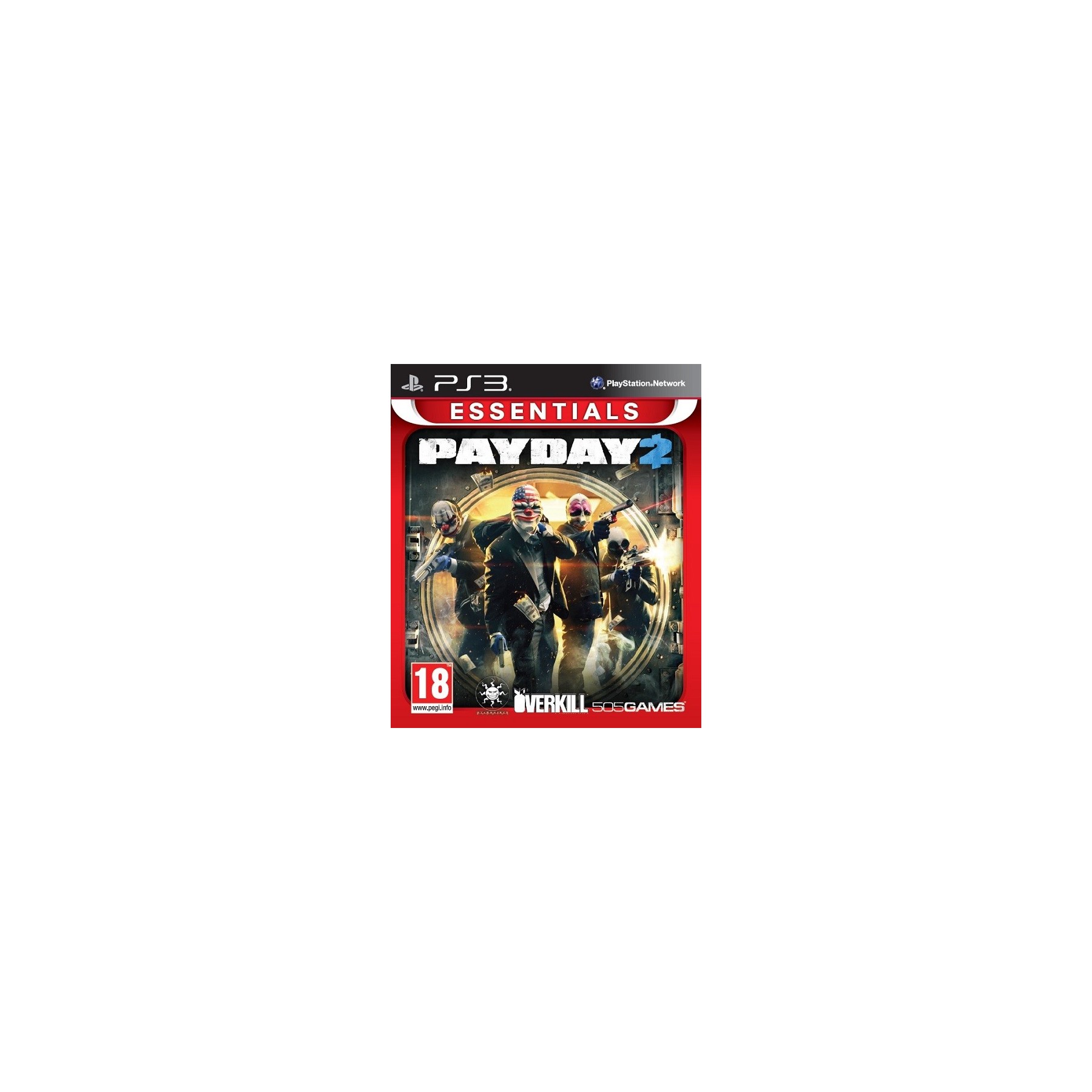 Payday 2 (Essentials) Juego para Consola Sony PlayStation 3, PS3 [PAL ESPAÑA]