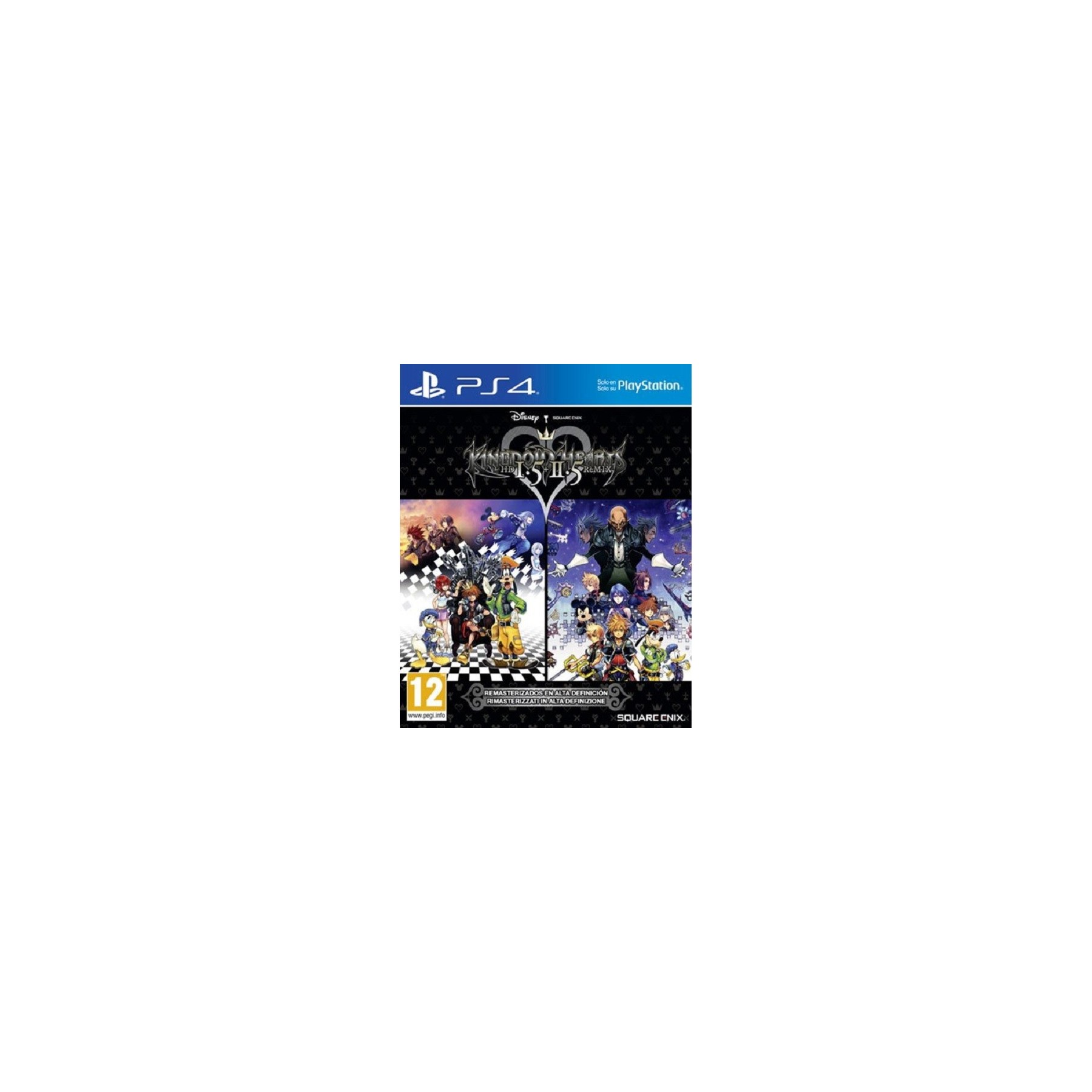 Kingdom Hearts Hd 1.5 + 2.5 Remix Remasterizados Juego para Consola Sony PlayStation 4, PS4 [PAL ESPAÑA]