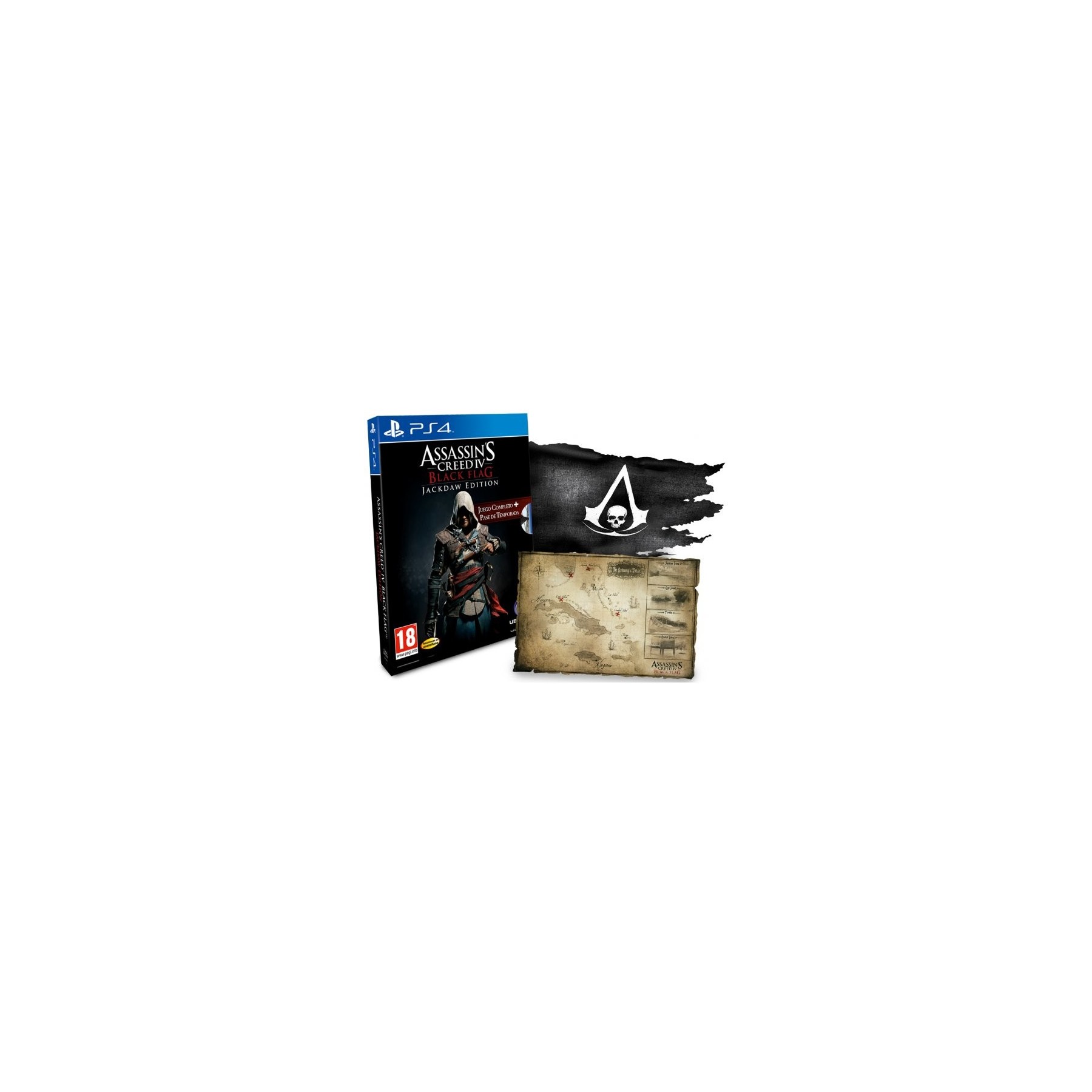 Assassin'S Creed Iv Black Flag Jackdaw Edition Juego para Consola Sony PlayStation 4, PS4 [PAL ESPAÑA]