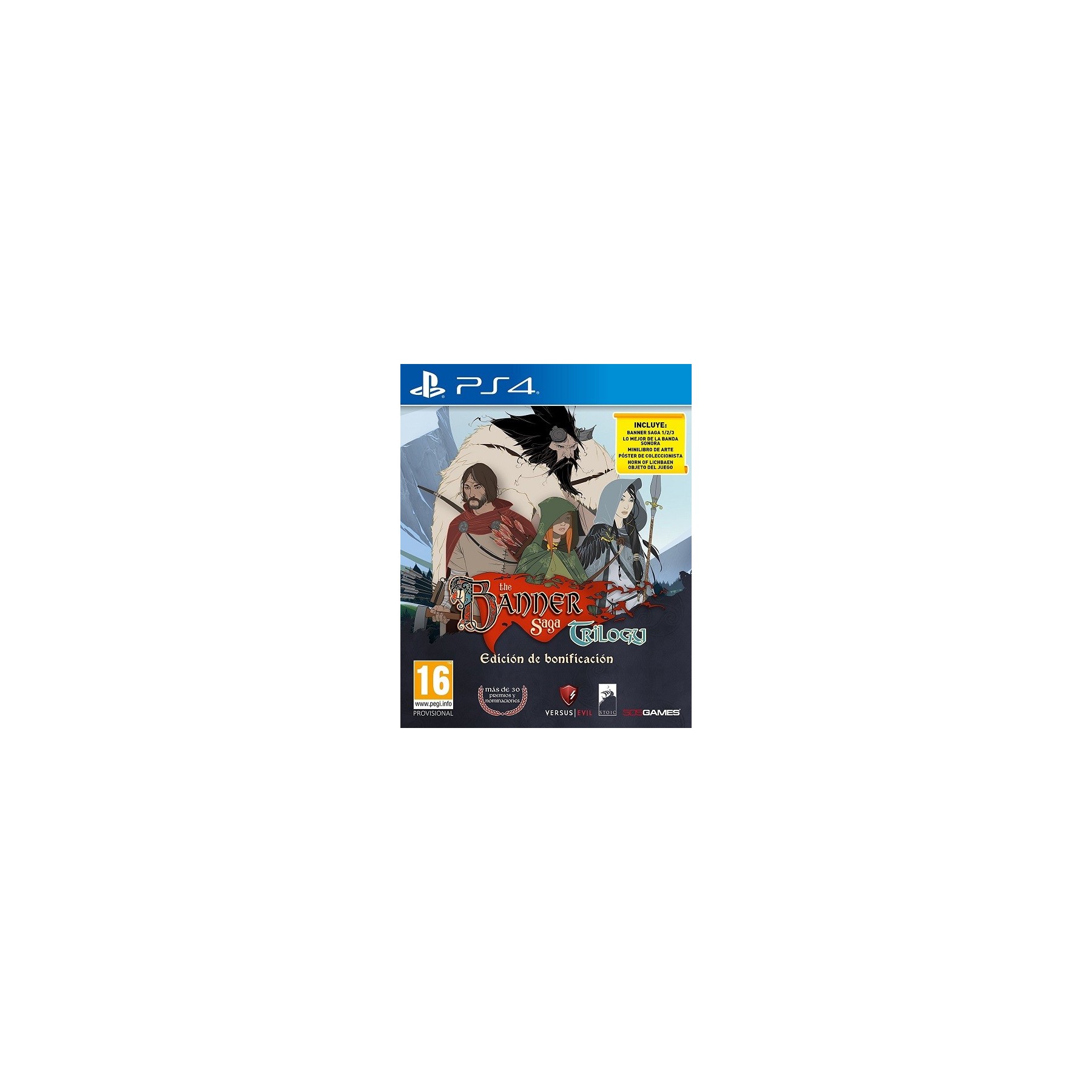 The Banner Saga Trilogy:Bonus Edition Juego para Consola Sony PlayStation 4, PS4 [PAL ESPAÑA]