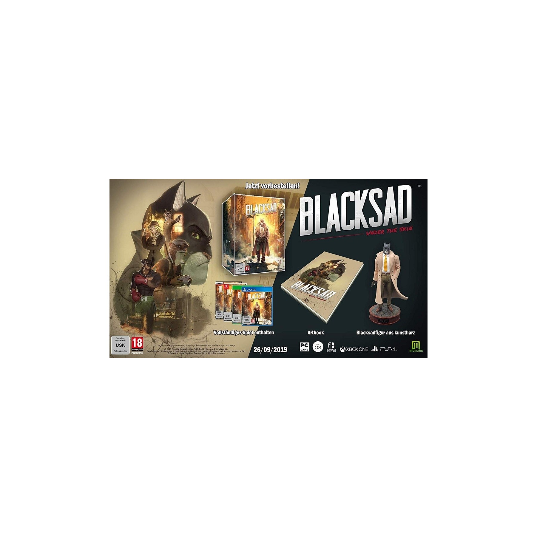 BLACKSAD: UNDER THE SKIN COLLECTOR EDITION