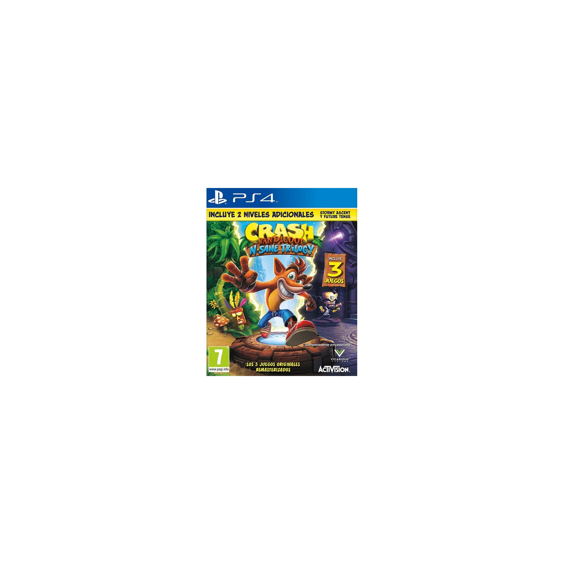 CRASH BANDICOOT N.SANE TRILOGY (INCLUYE STORMY ASCENT Y FUTURE TENSE)