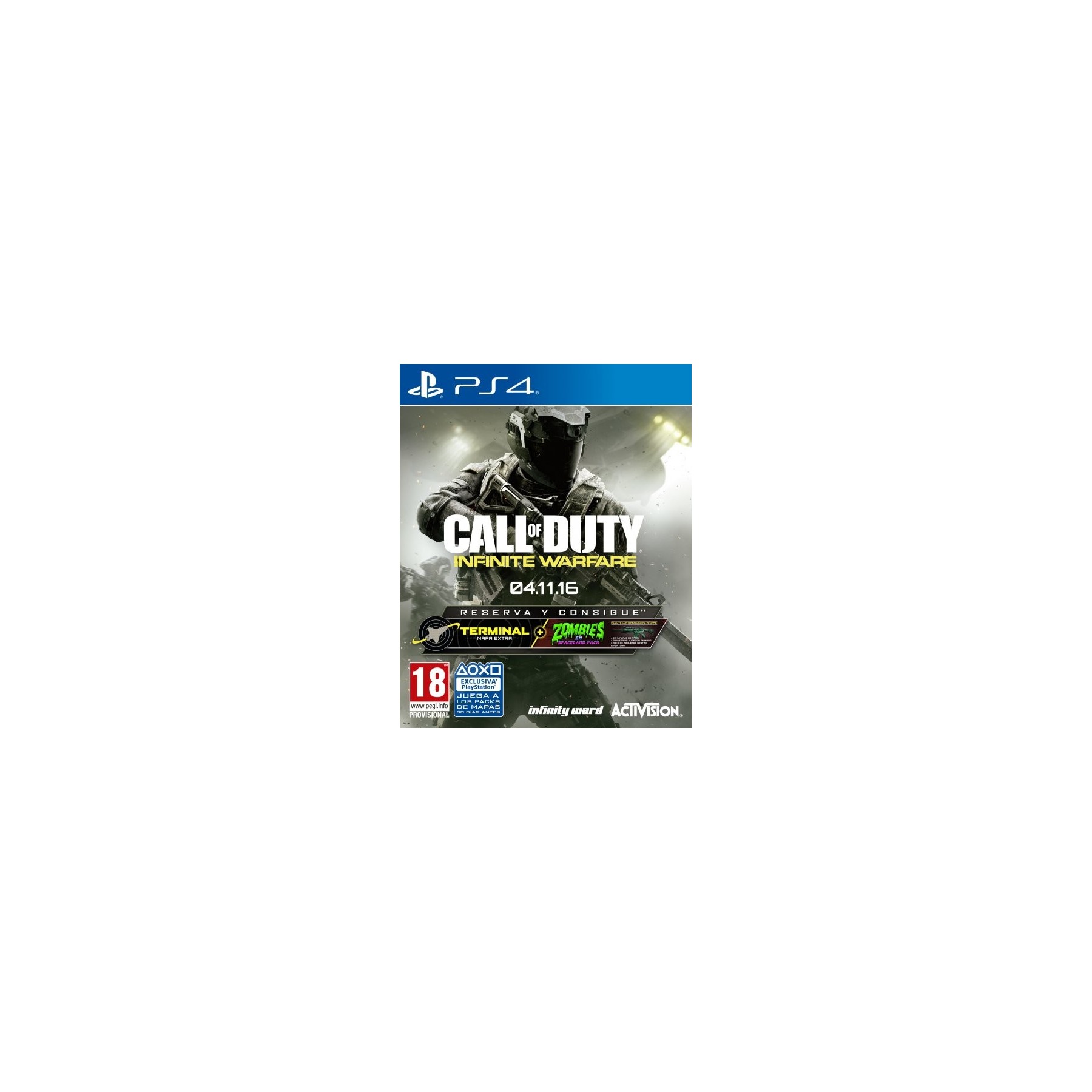 CALL OF DUTY: INFINITE WARFARE (MAPA EXTRA TERMANIL Y PACK ZOMBIES)