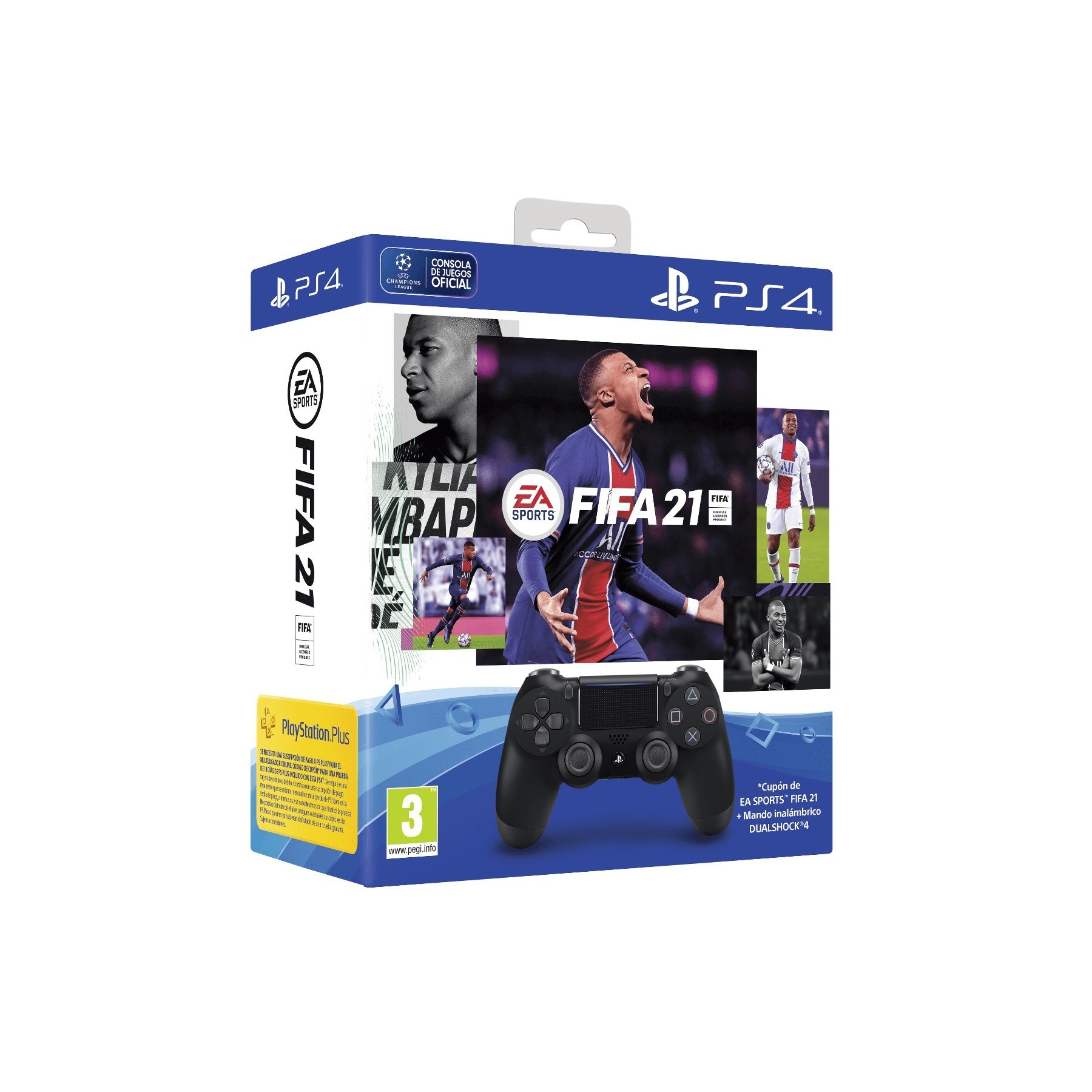 Fifa 21 [ DIGITAL ] + Dual Shock 4 Black (Negro) Juego para Consola Sony PlayStation 4, PS4 [PAL ESPAÑA]