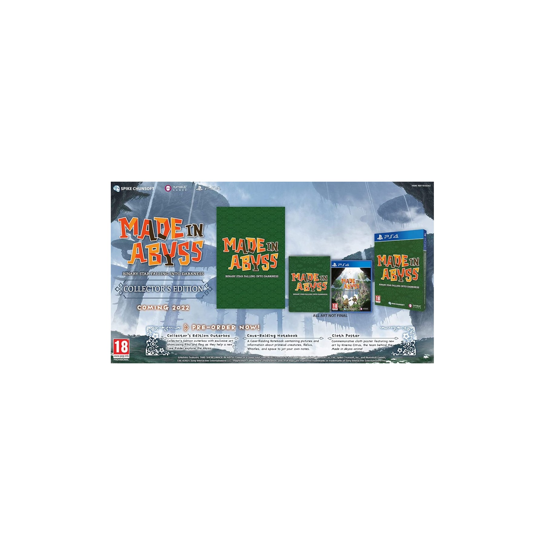 Made In Abyss Collectors Edition Juego para Consola Sony PlayStation 4, PS4 [PAL ESPAÑA]