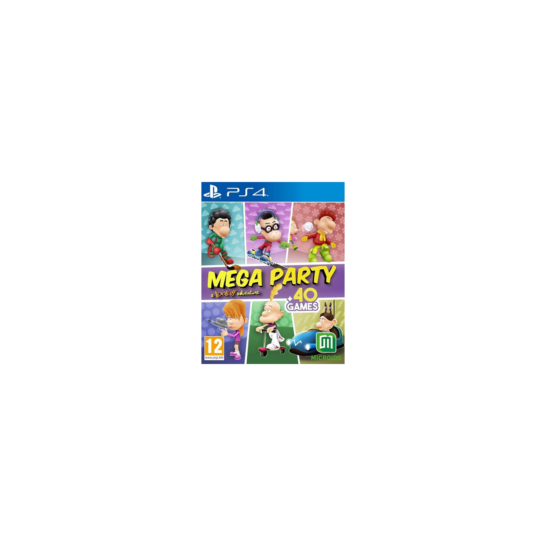 Mega Party:A Tootuff Adventure (+40 Games) Juego para Consola Sony PlayStation 4, PS4 [PAL ESPAÑA]