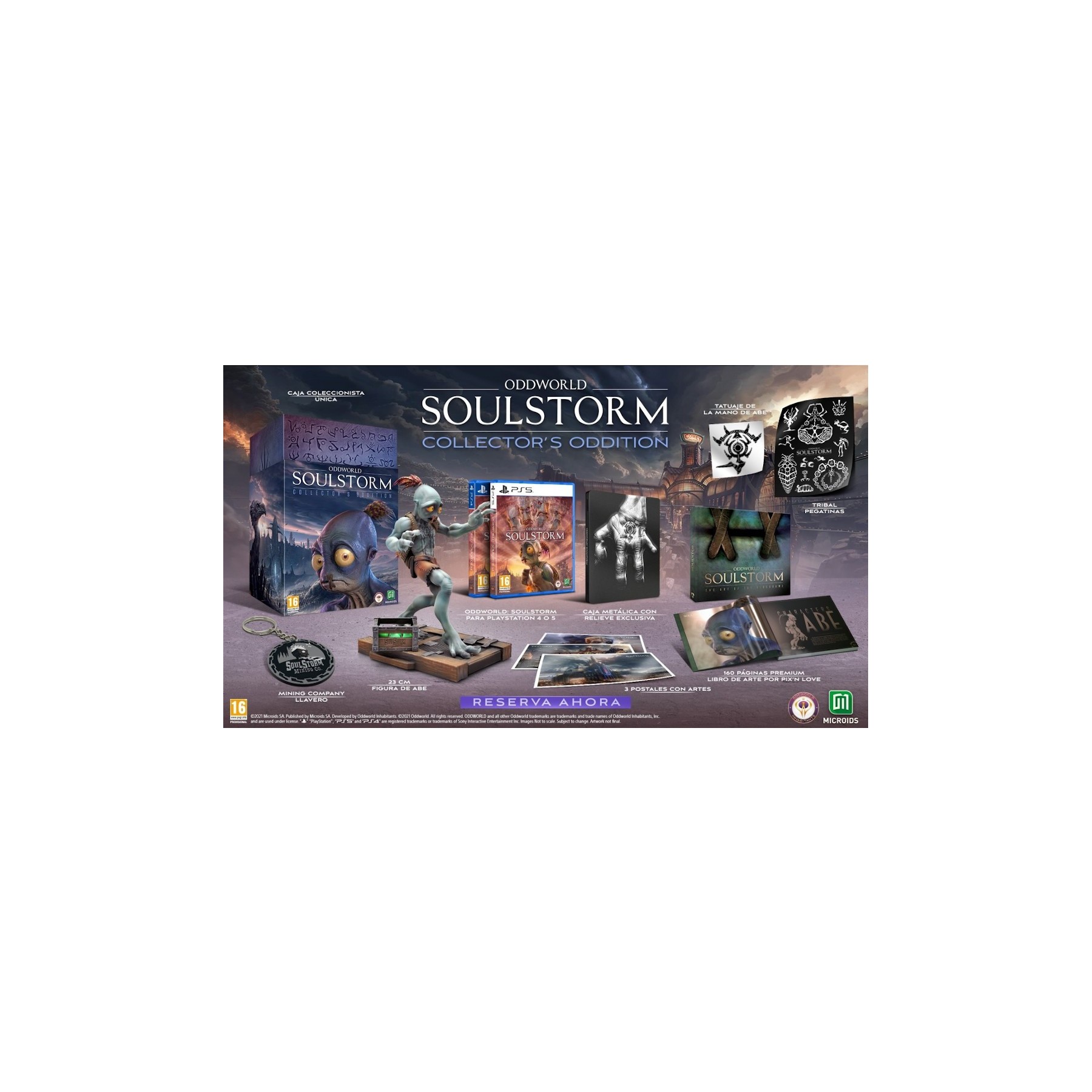 Oddworld Soulstorm Collector'S Oddition Juego para Consola Sony PlayStation 4, PS4 [PAL ESPAÑA]