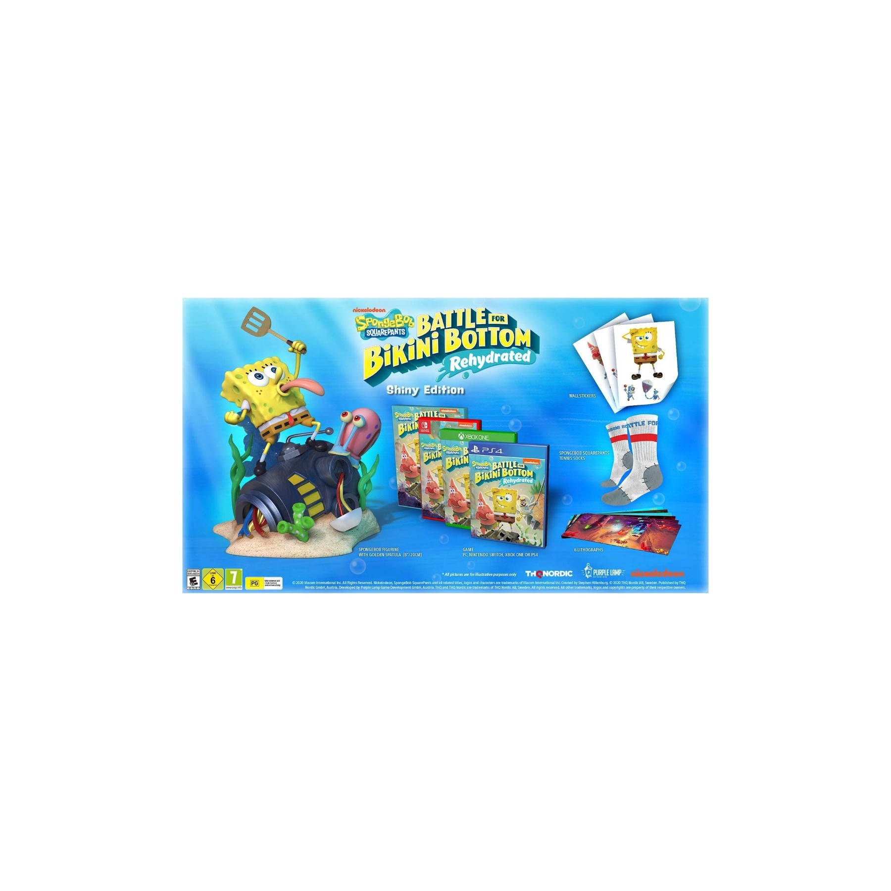 Bob Esponja: Battle For Bikini Bottom Rehydrated Shiny Edition Juego para Consola Sony PlayStation 4, PS4 [PAL ESPAÑA]