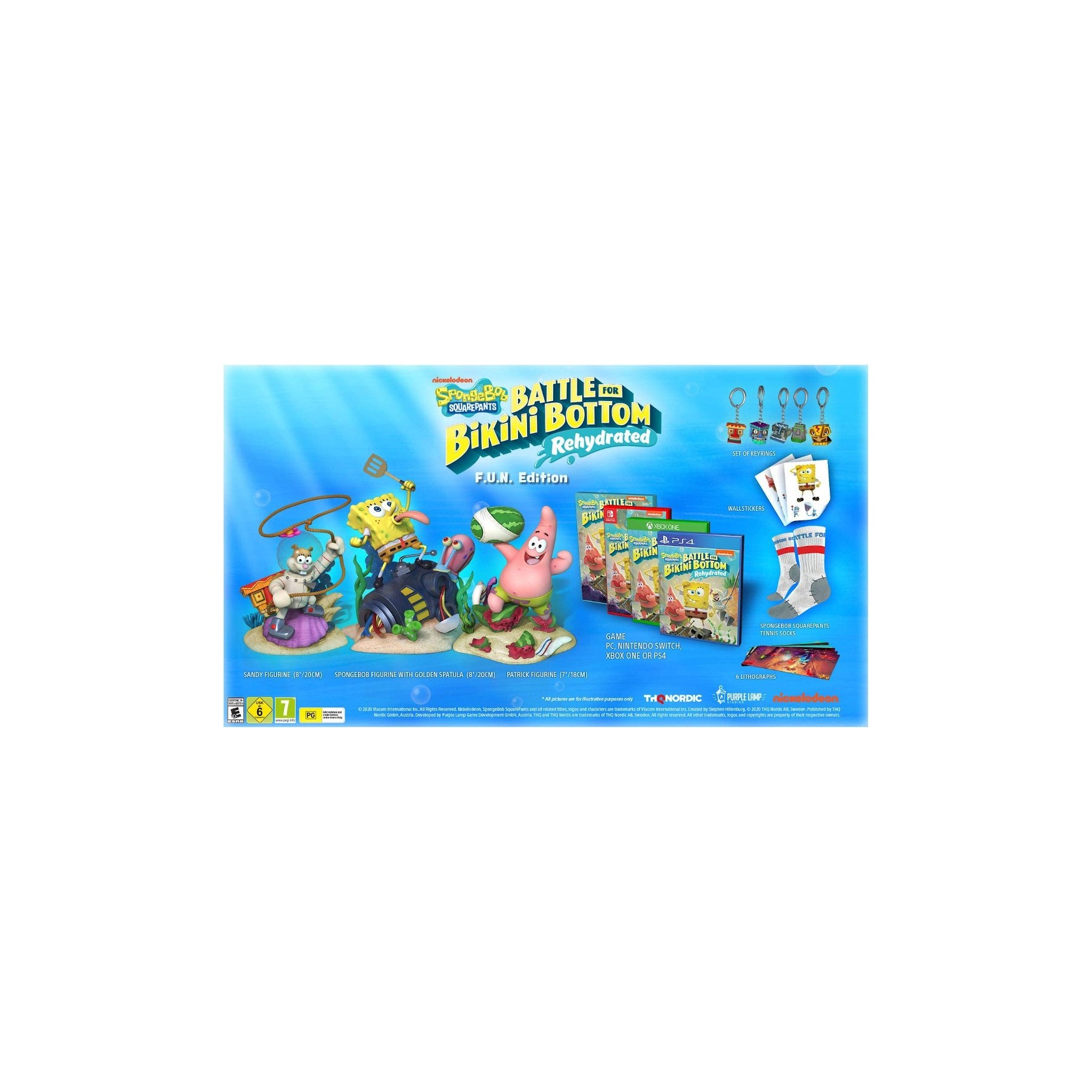 Bob Esponja: Battle For Bikini Bottom Rehydrated F.U.N Edition Juego para Consola Sony PlayStation 4, PS4 [PAL ESPAÑA]