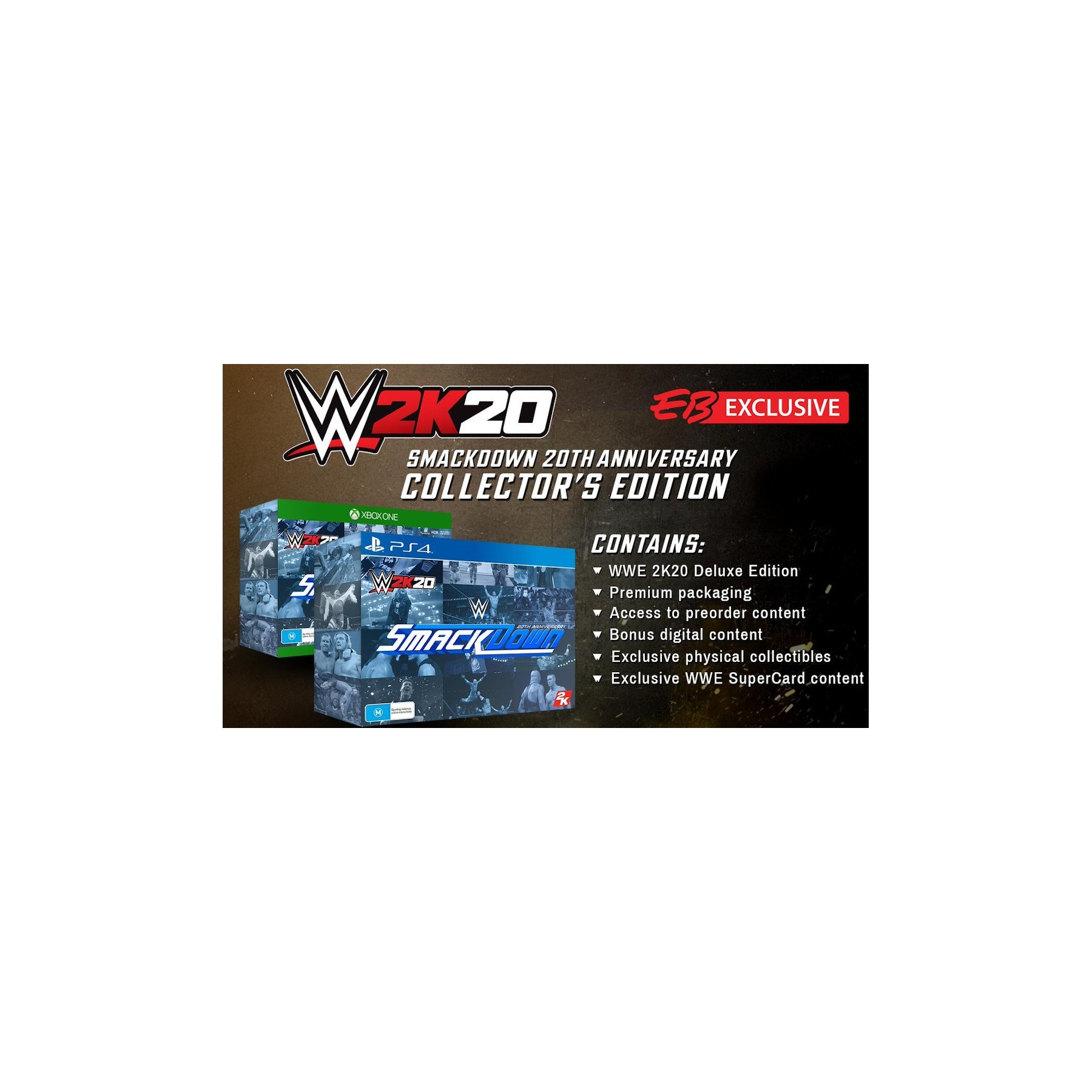 Wwe 2K20 Collector 20Th Anniversary Juego para Consola Sony PlayStation 4, PS4 [PAL ESPAÑA]