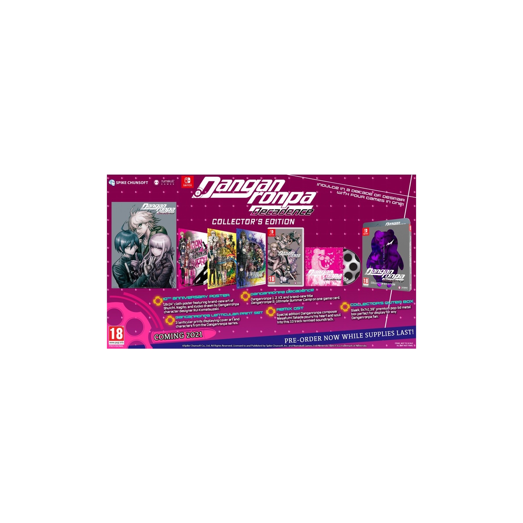 DANGANRONPA DECADENCE COLLECTOR’S EDITION