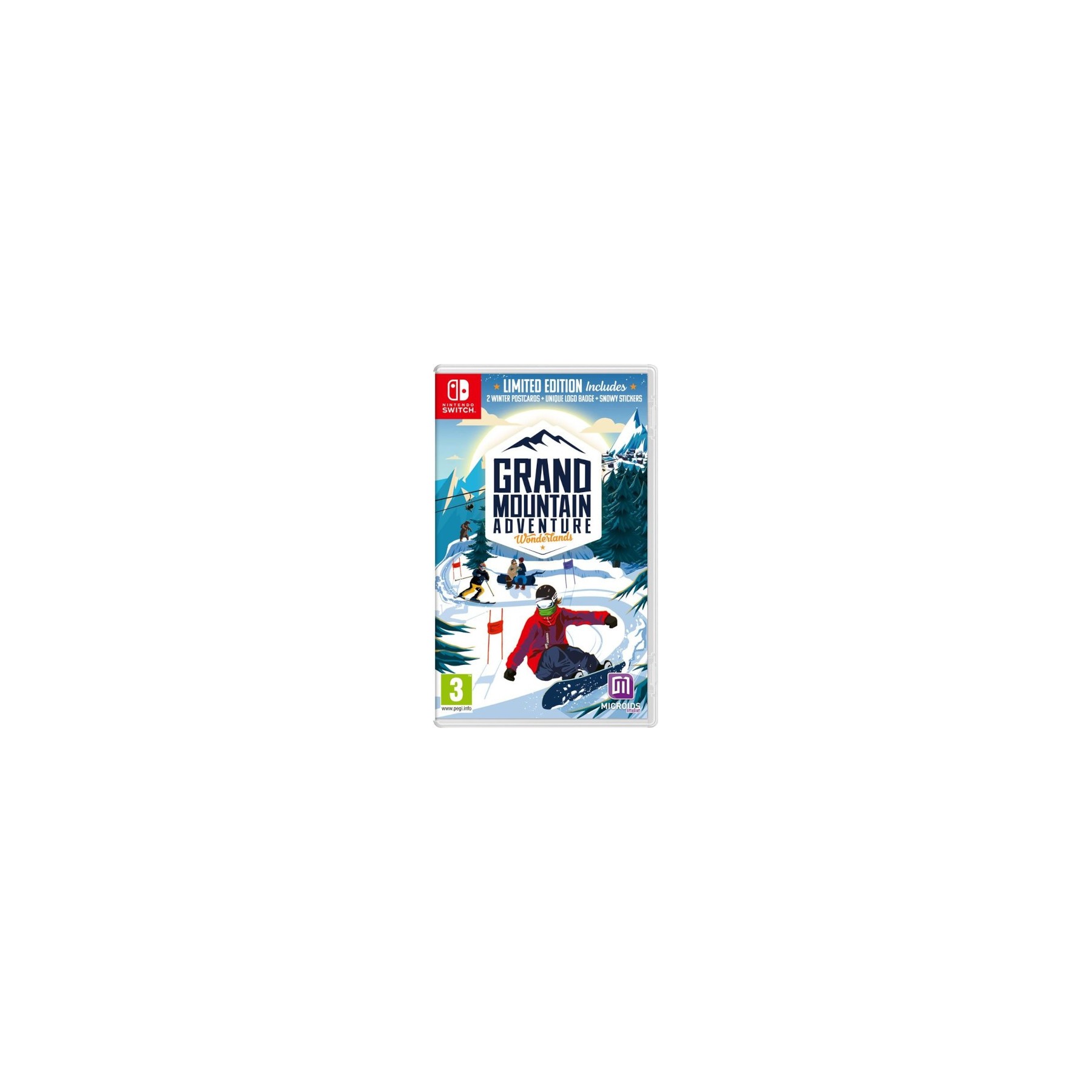 Grand Mountain Adventure Wonderlands Limited Edition (2 Postcards/Logo/Stickers) Juego para Consola Nintendo Switch [PAL ESPAÑA]