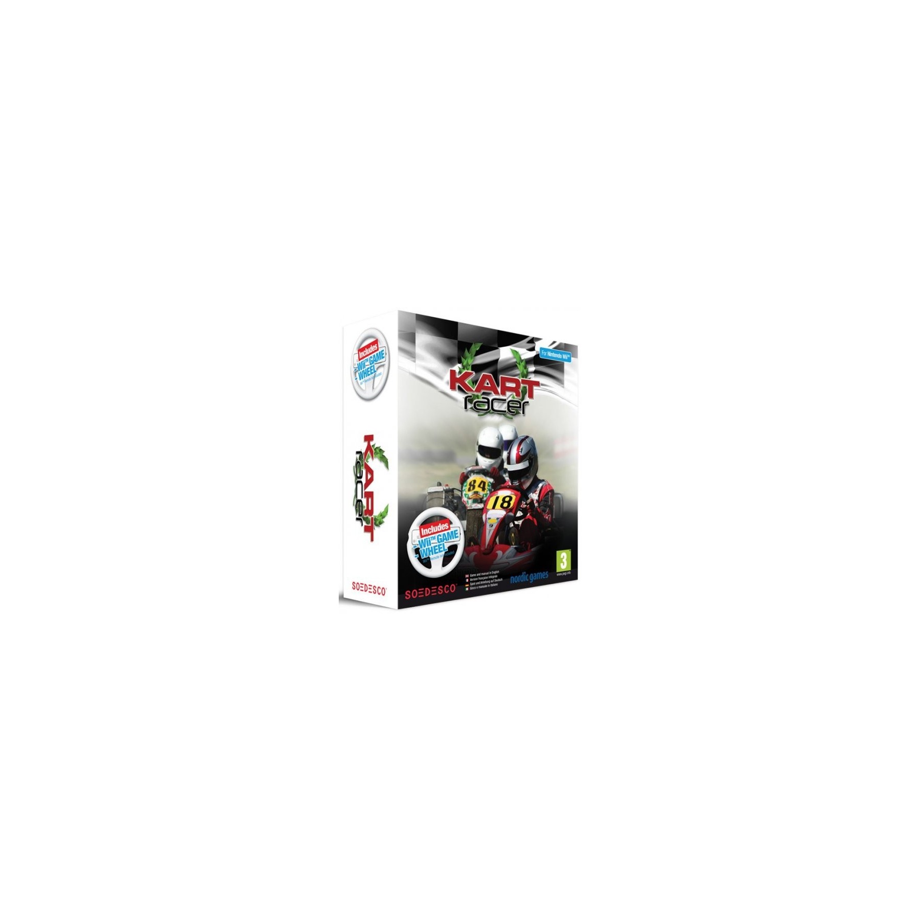 KART RACER + VOLANTE PARA MANDO Wii