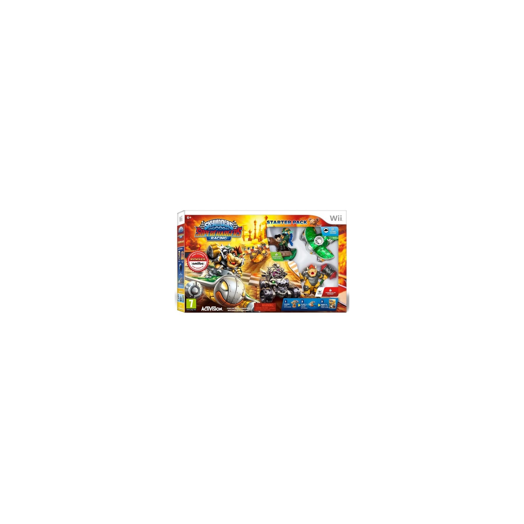 SKYLANDERS SUPERCHARGERS RACING STARTER PACK (INCLUYE FIGURA BOWSER COMPATIBLE CON AMiiBO)