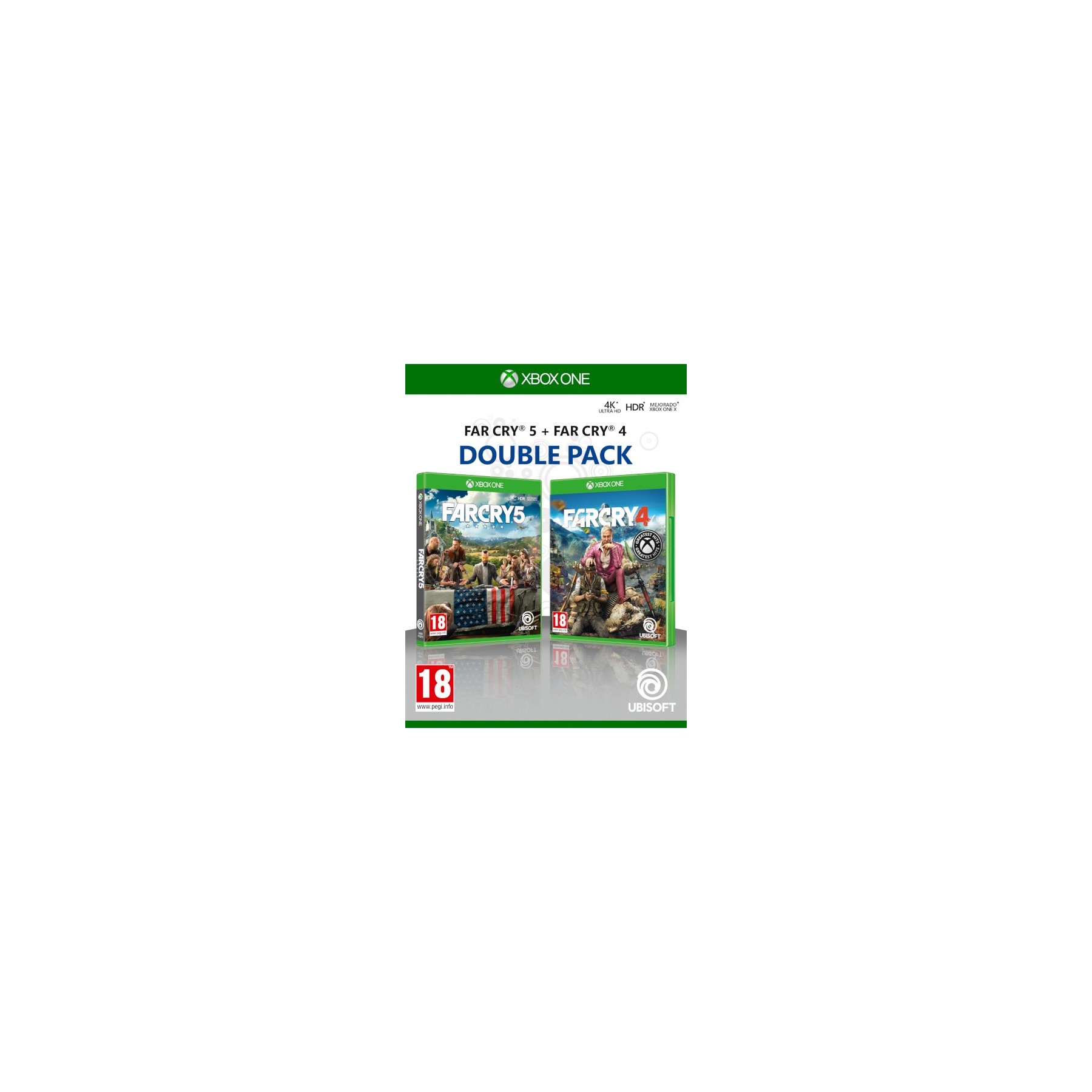 Far Cry 5 + Far Cry 4 - Double Pack Juego para Consola Microsoft XBOX One [PAL ESPAÑA]