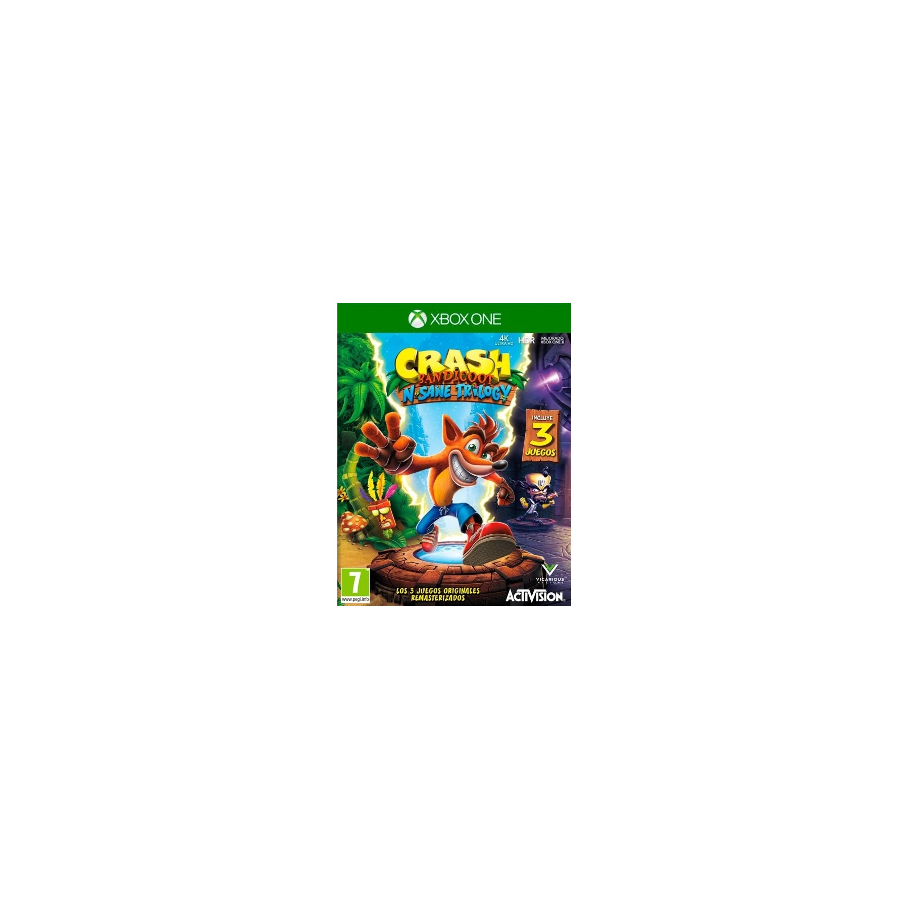 CRASH BANDICOOT N. SANE TRILOGY (INCLUYE 2 NIVELES ADICIONALES)