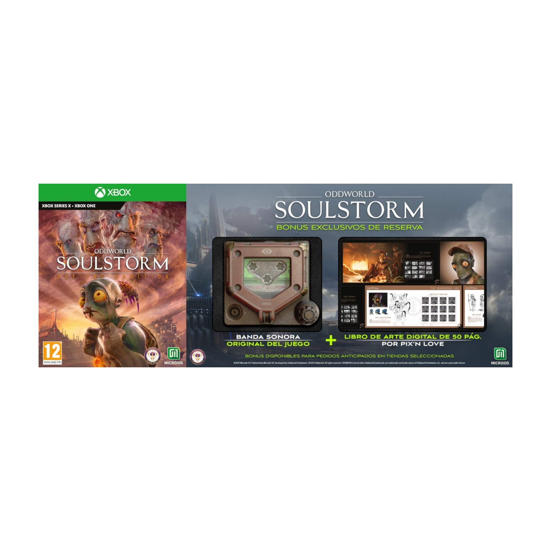 Oddworld Soulstorm Day One Oddition (Xbone) Juego para Consola Microsoft XBOX Series X [PAL ESPAÑA]