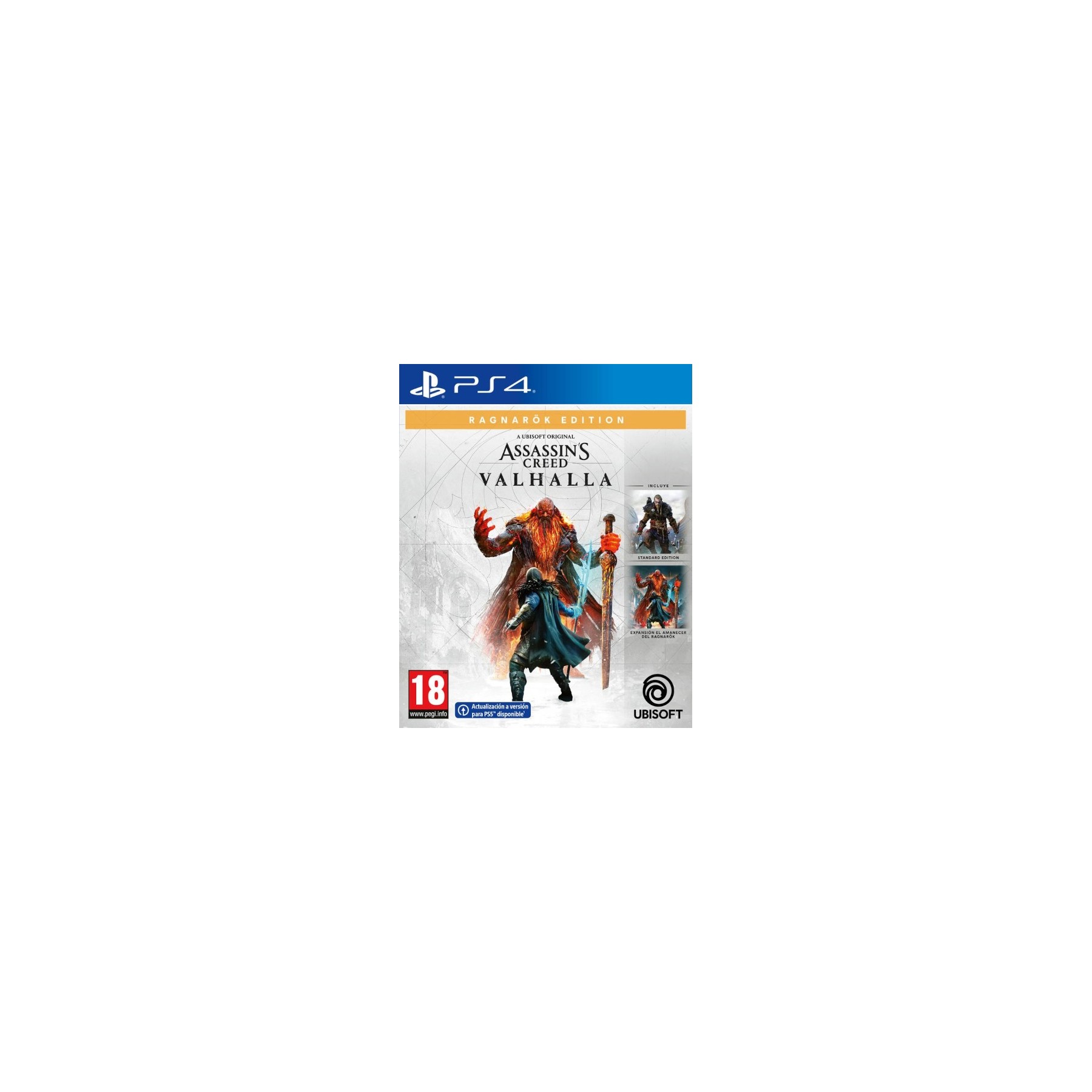 Assassin'S Creed Valhalla Ragnarök Edition (A.C Valhalla + Expansion El Amanecer Del Ragnarök) Juego para Consola Sony PlayStation 4, PS4 [PAL ESPAÑA]