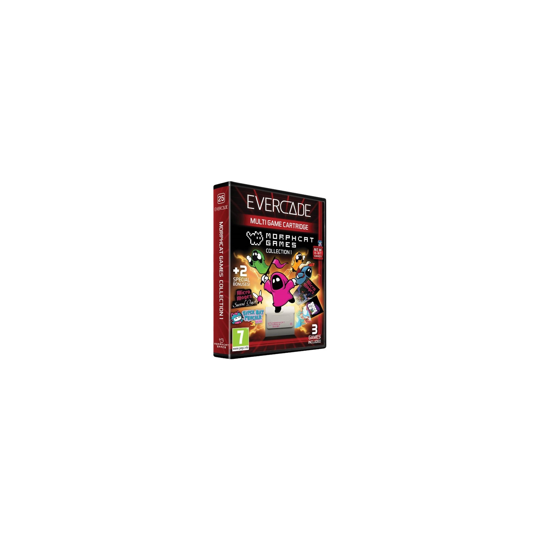 EVERCADE MULTI GAME CARTRIDGE MORPHCAT COLLECTION 1