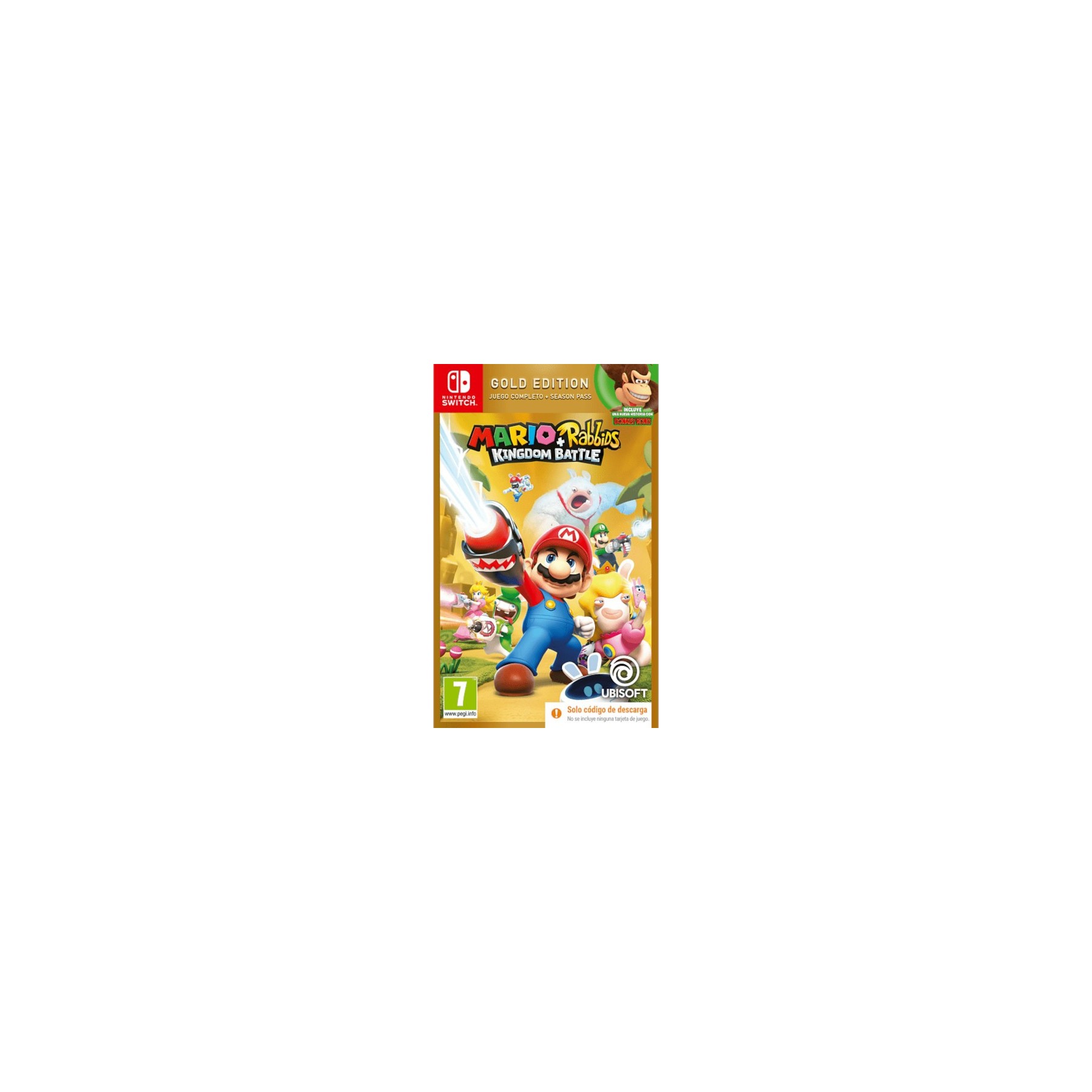 Mario + Rabbids Kingdom Battle Gold Edition [ DIGITAL ] Juego para Consola Nintendo Switch [PAL ESPAÑA]