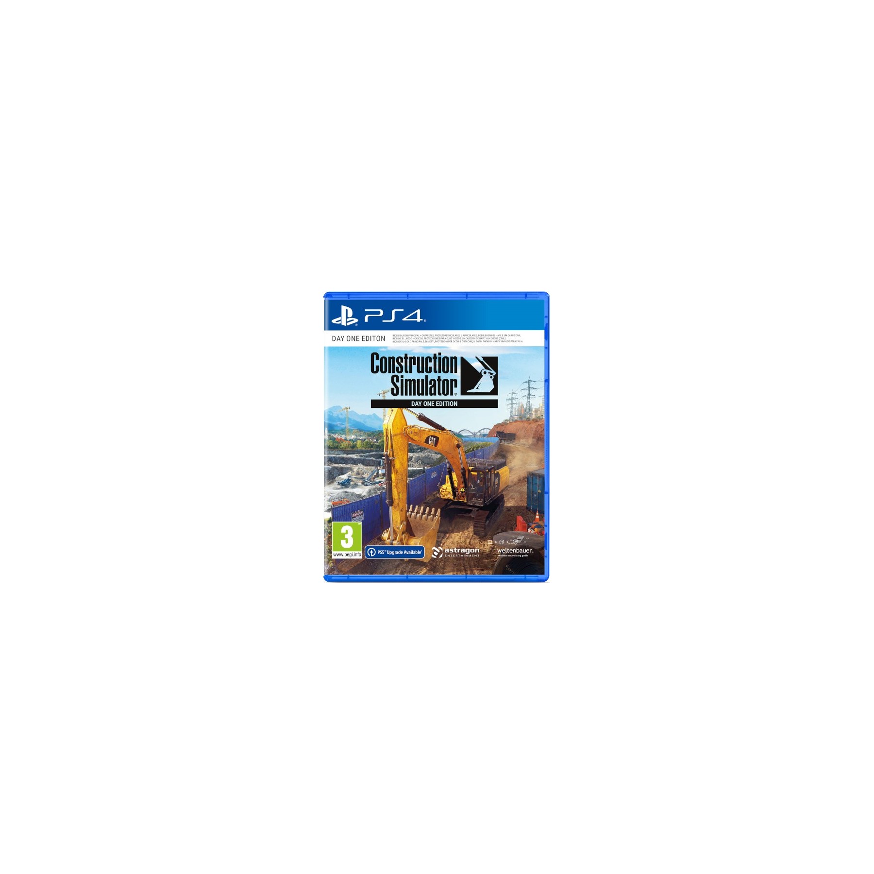 Construction Simulator Day One Edition Juego para Consola Sony PlayStation 4, PS4 [PAL ESPAÑA]